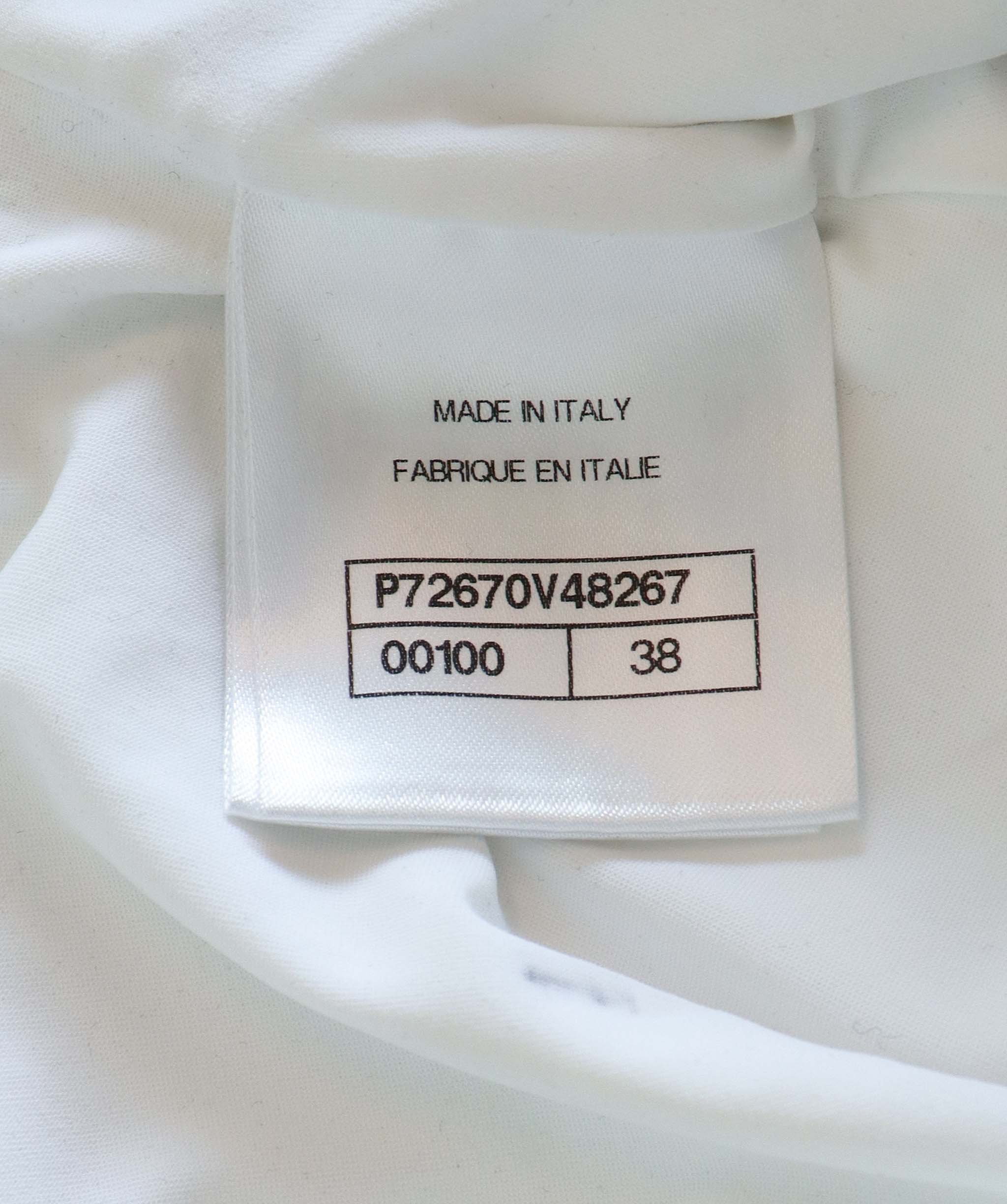 CHANEL SWIMWEAR WHITE SIZE 38 ASC7278