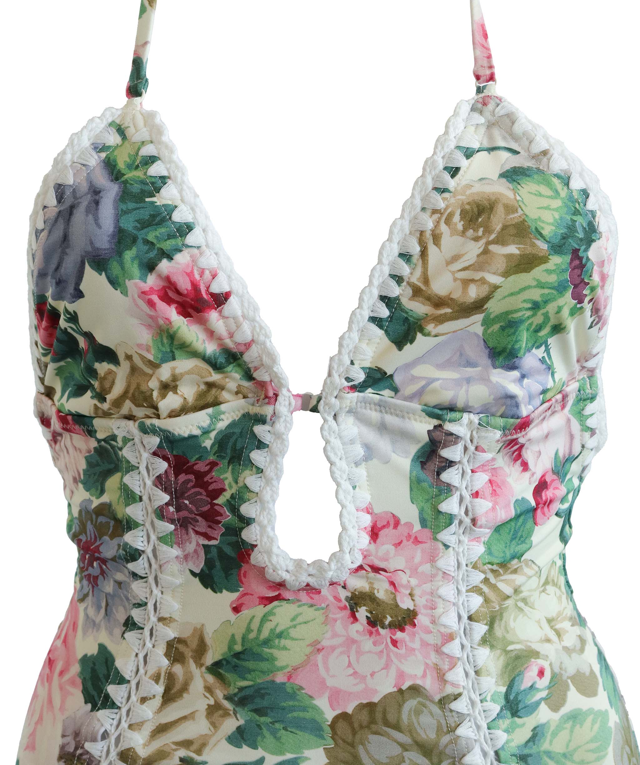 ZIMMERMANN SWIMWEAR ROSE FLORAL SIZE US 2-4 ASC7277