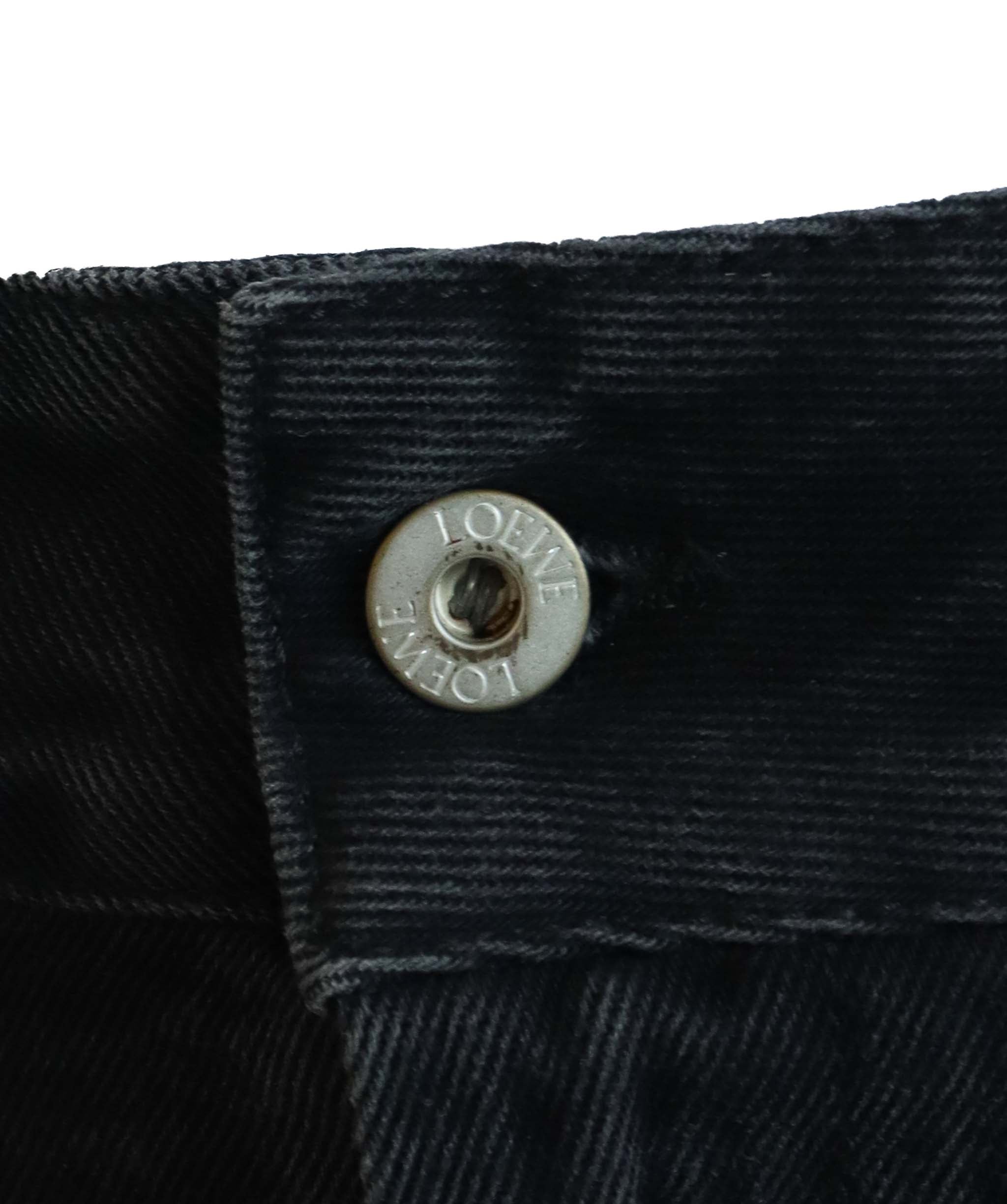 LOEWE BLACK PANTS BLACK SIZE 32 ASC7257