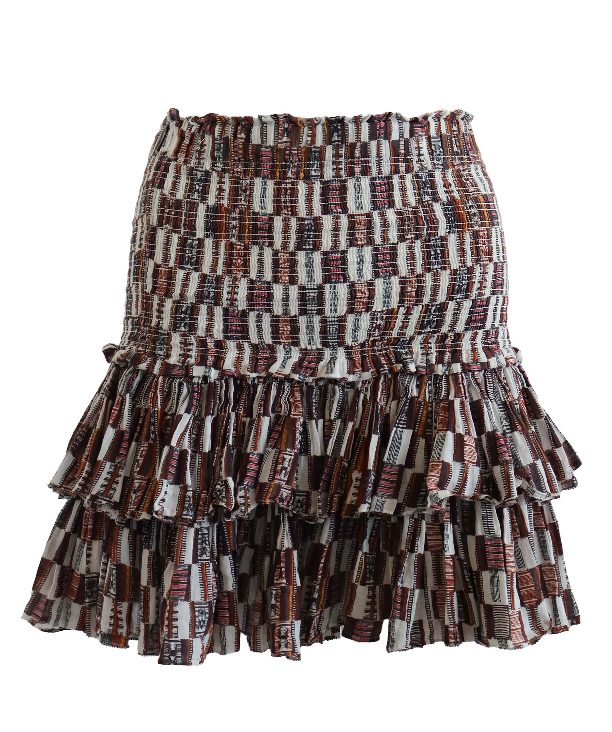ISABEL MARANT SKIRT BROWN SIZE 34 ASC7267