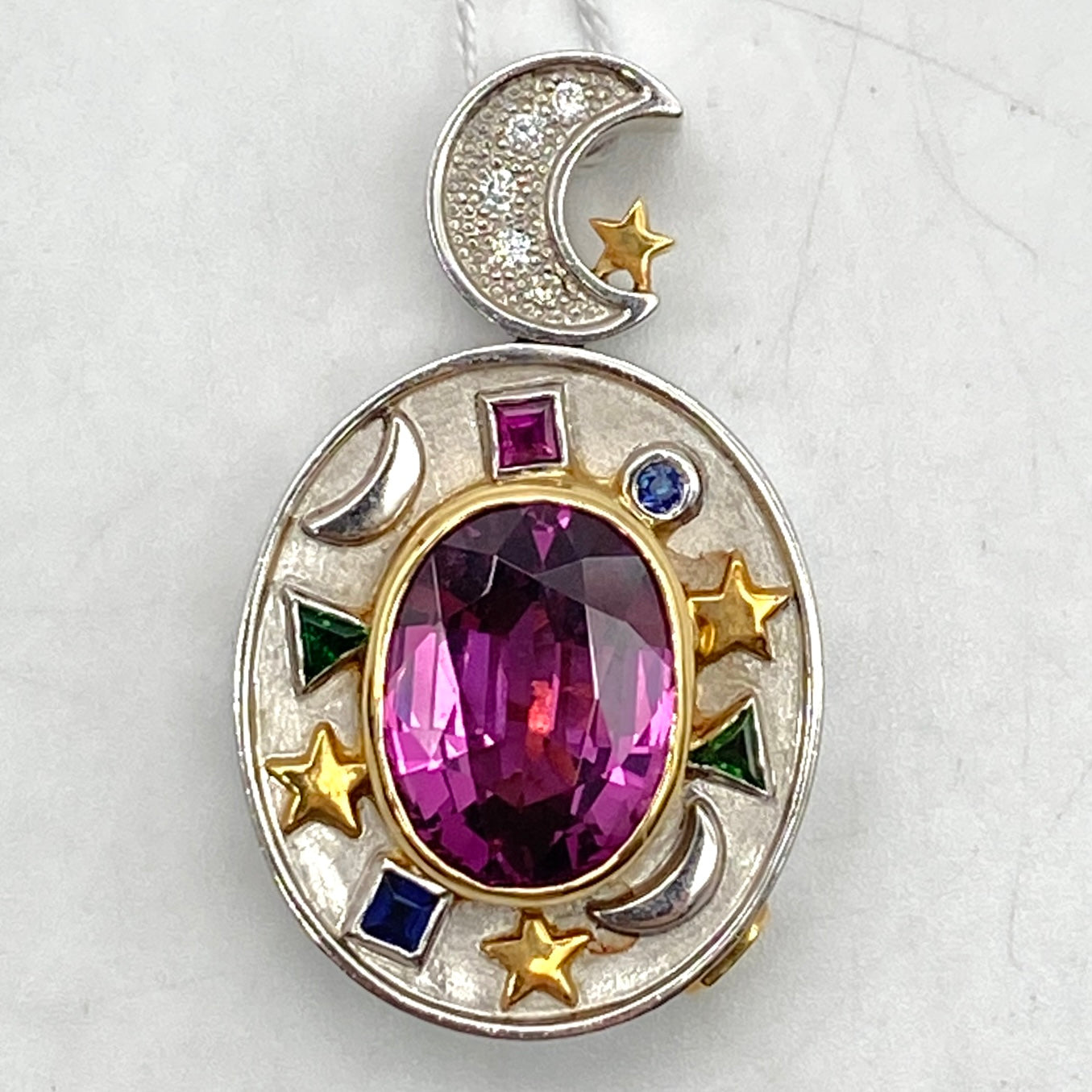 25-1395-0 Pt900/750 Garnet Pentop RGA 8.61 DA 0.07 18.5 g Other