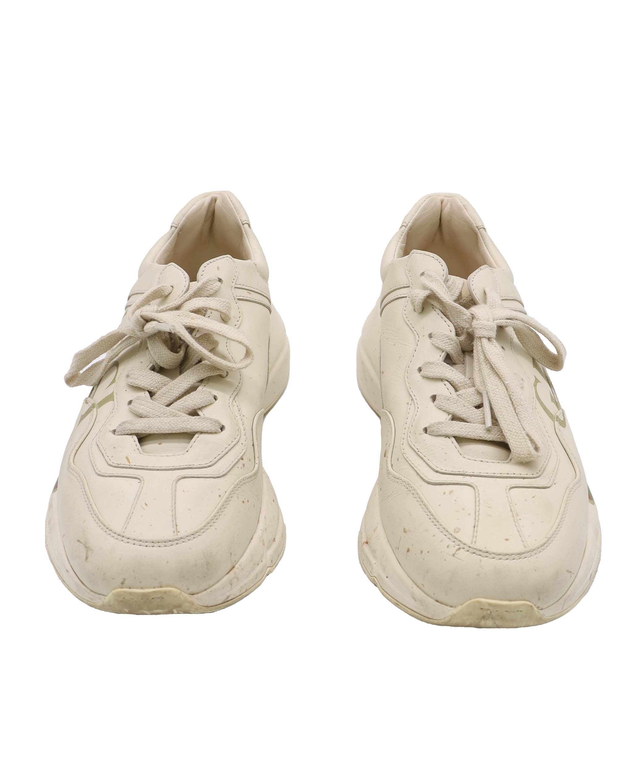 GUCCI RHYTON SNEAKERS WHITE SIZE 38 ASC7307