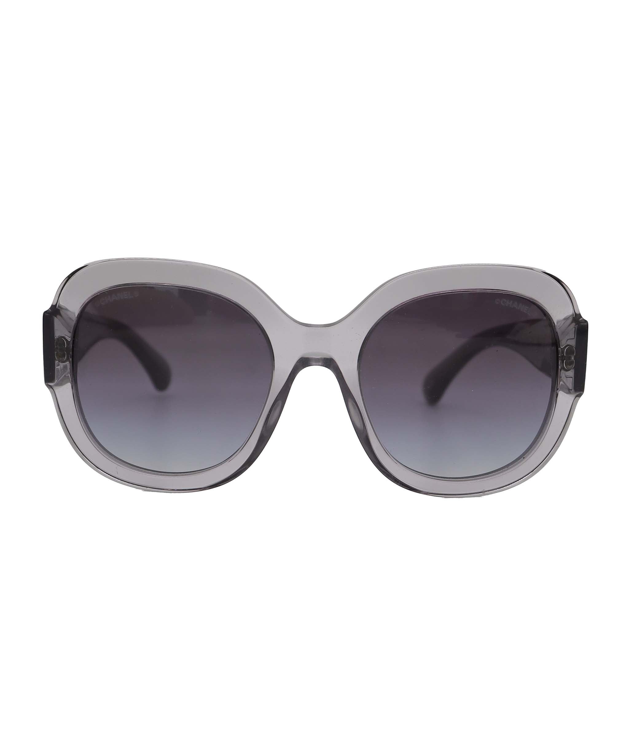 CHANEL ACETATE SUNGLASSES BLACK ASC7308