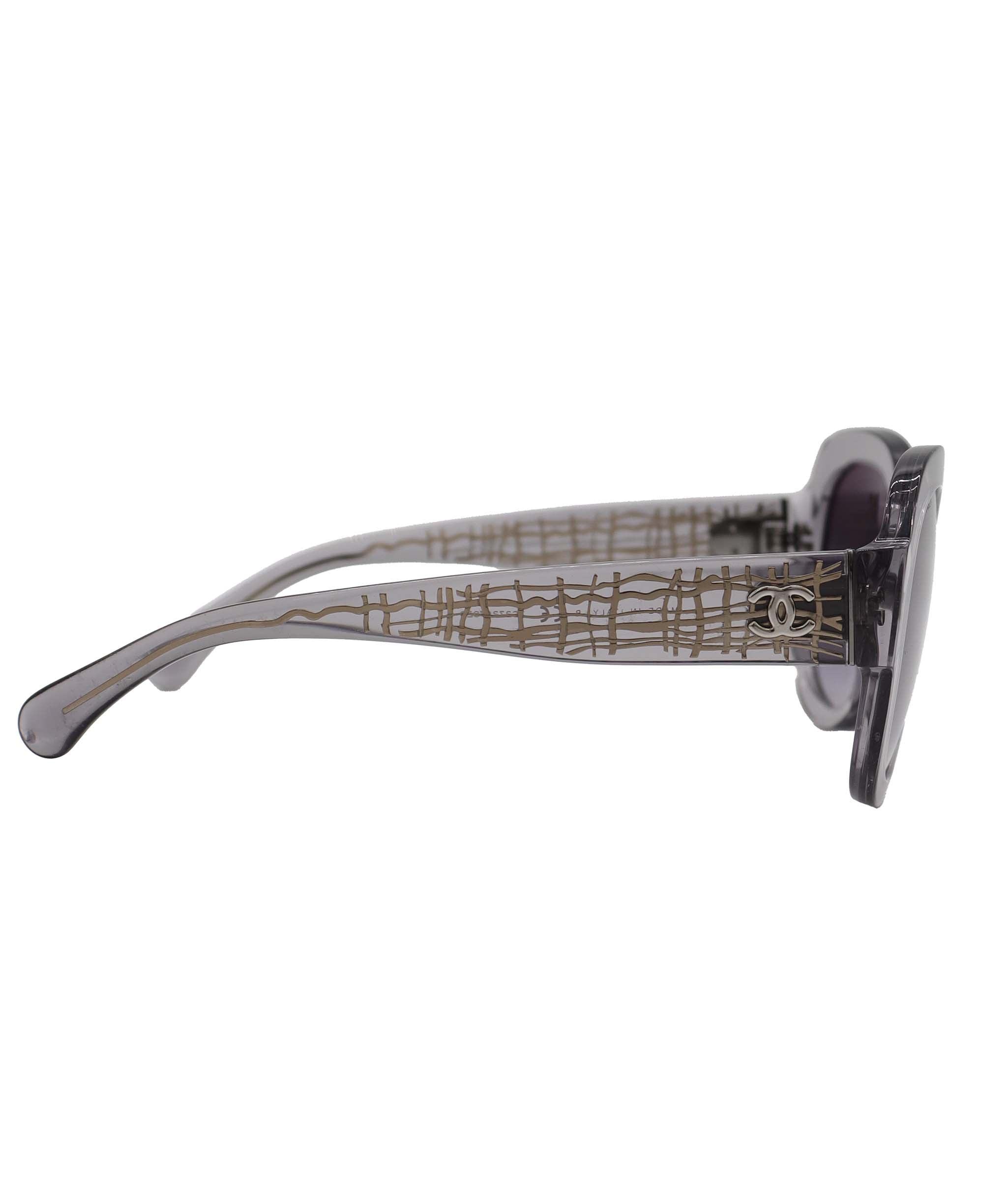 CHANEL ACETATE SUNGLASSES BLACK ASC7308