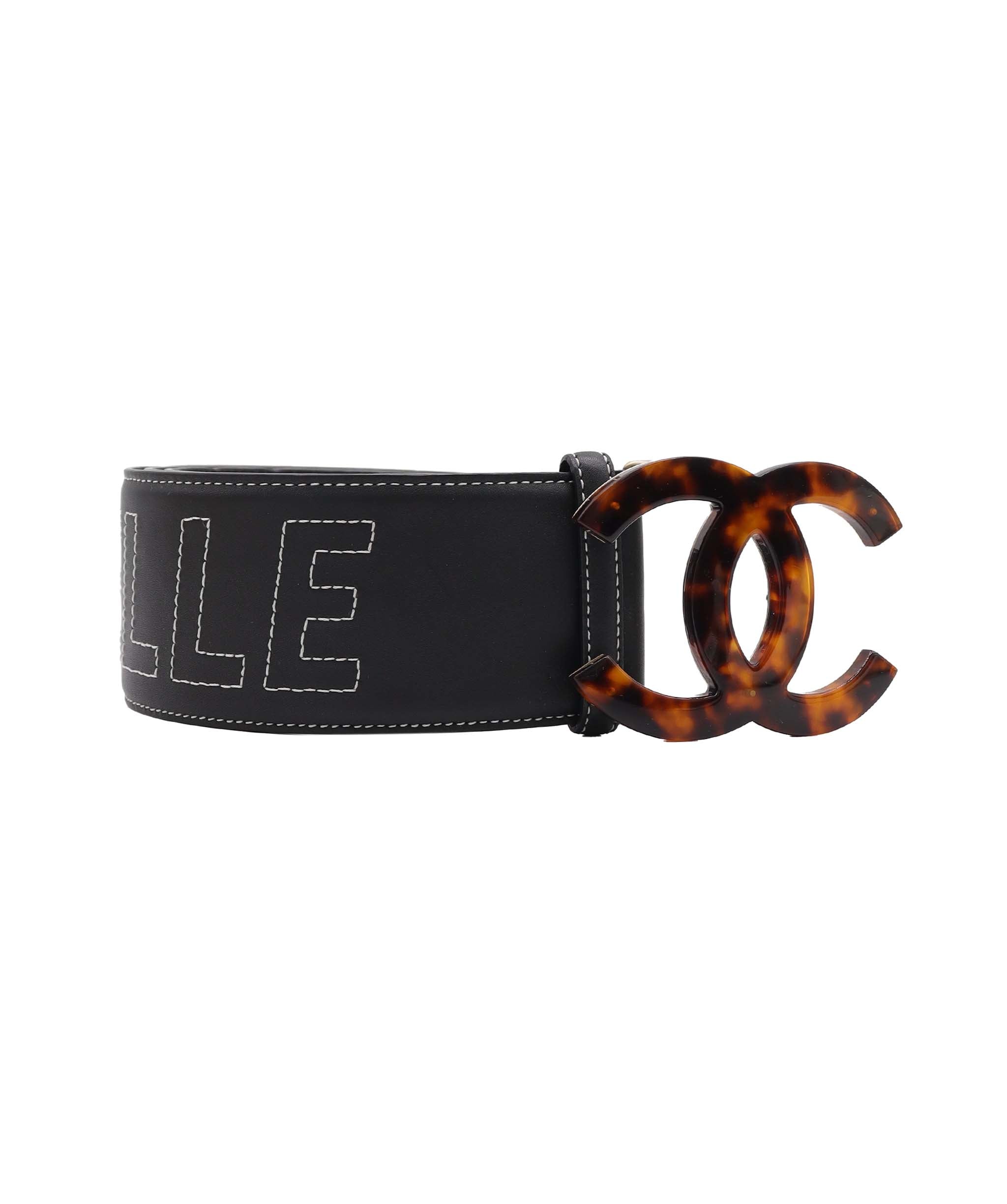 CHANEL "GABRIELLE" BELT BLACK ASC7312