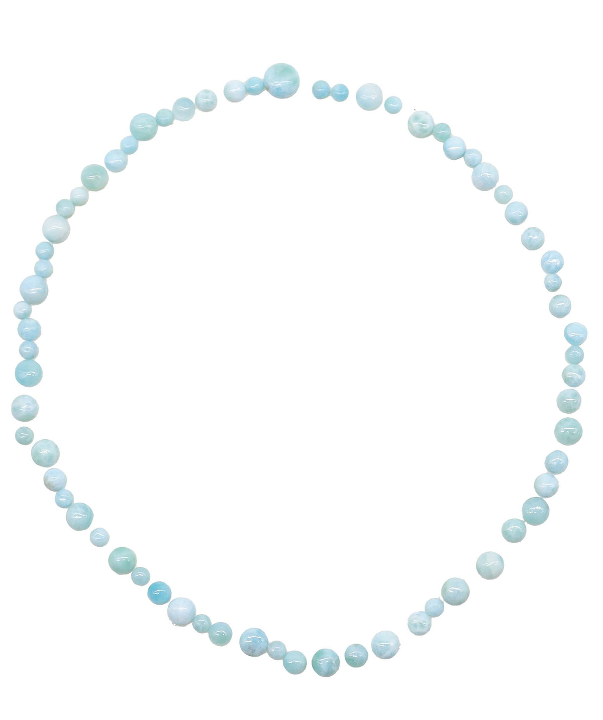 49.35ct Larimar 4,5,6,8 Round cabs DXBS6788