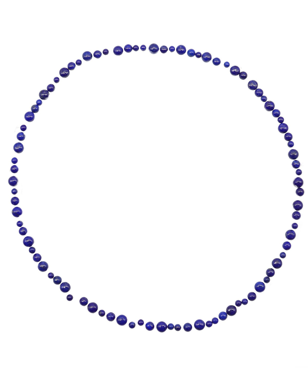 34.65ct Lapis 3,4,5 Round Cabs DXBS6787
