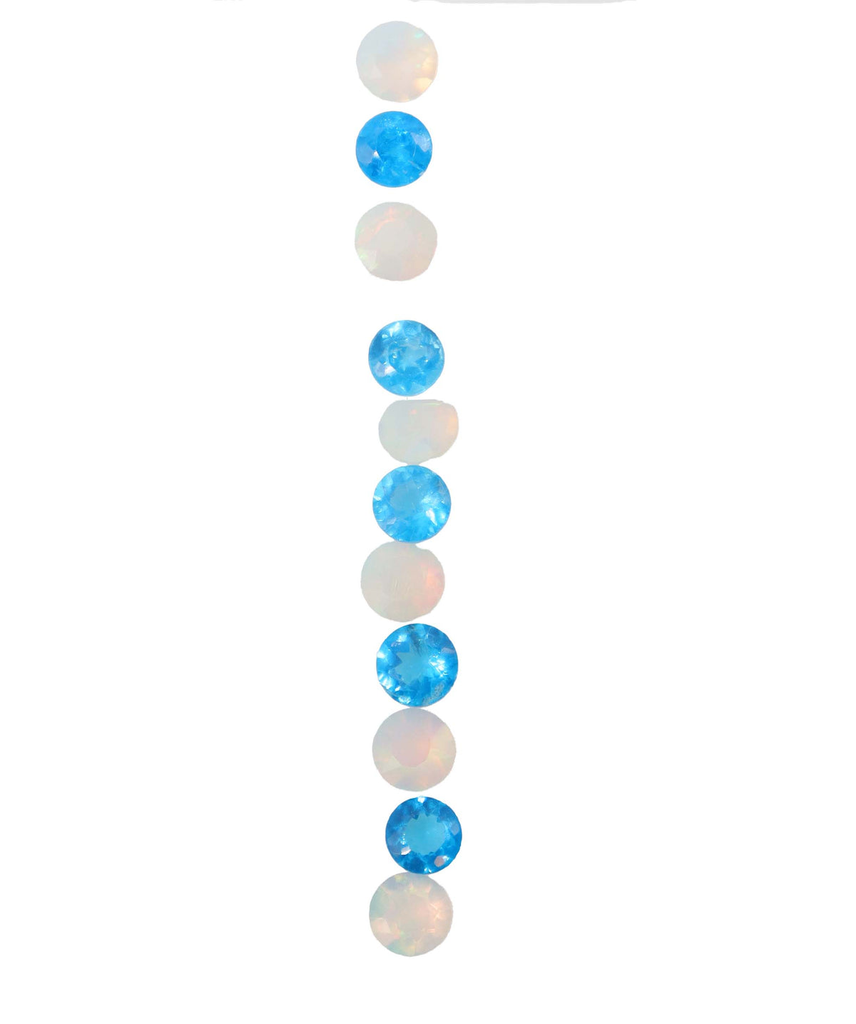 2.06ct Ethopian Opal With Appatite 4 Round Facted DXBS6791