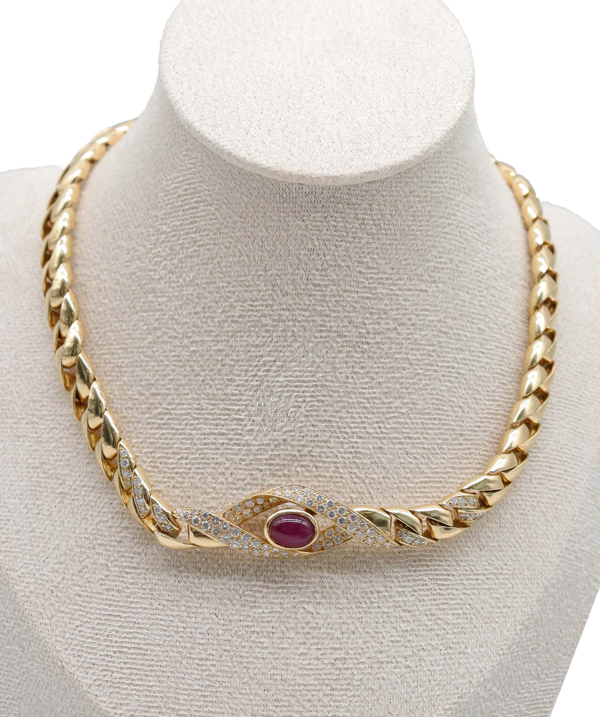 Cartier Ruby Diamond 18K Necklace DXBCD2302