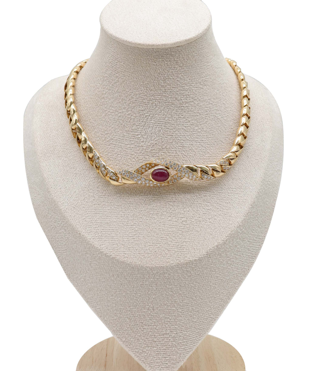 Cartier Ruby Diamond 18K Necklace DXBCD2302