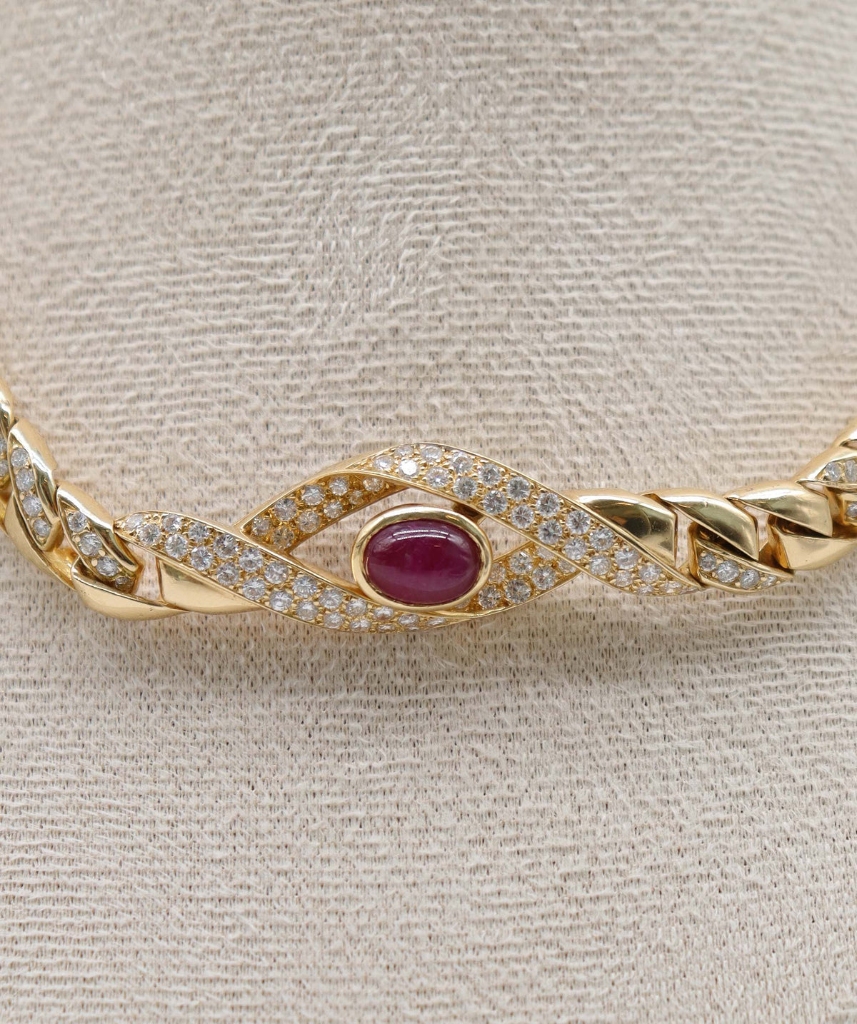 Cartier Ruby Diamond 18K Necklace DXBCD2302