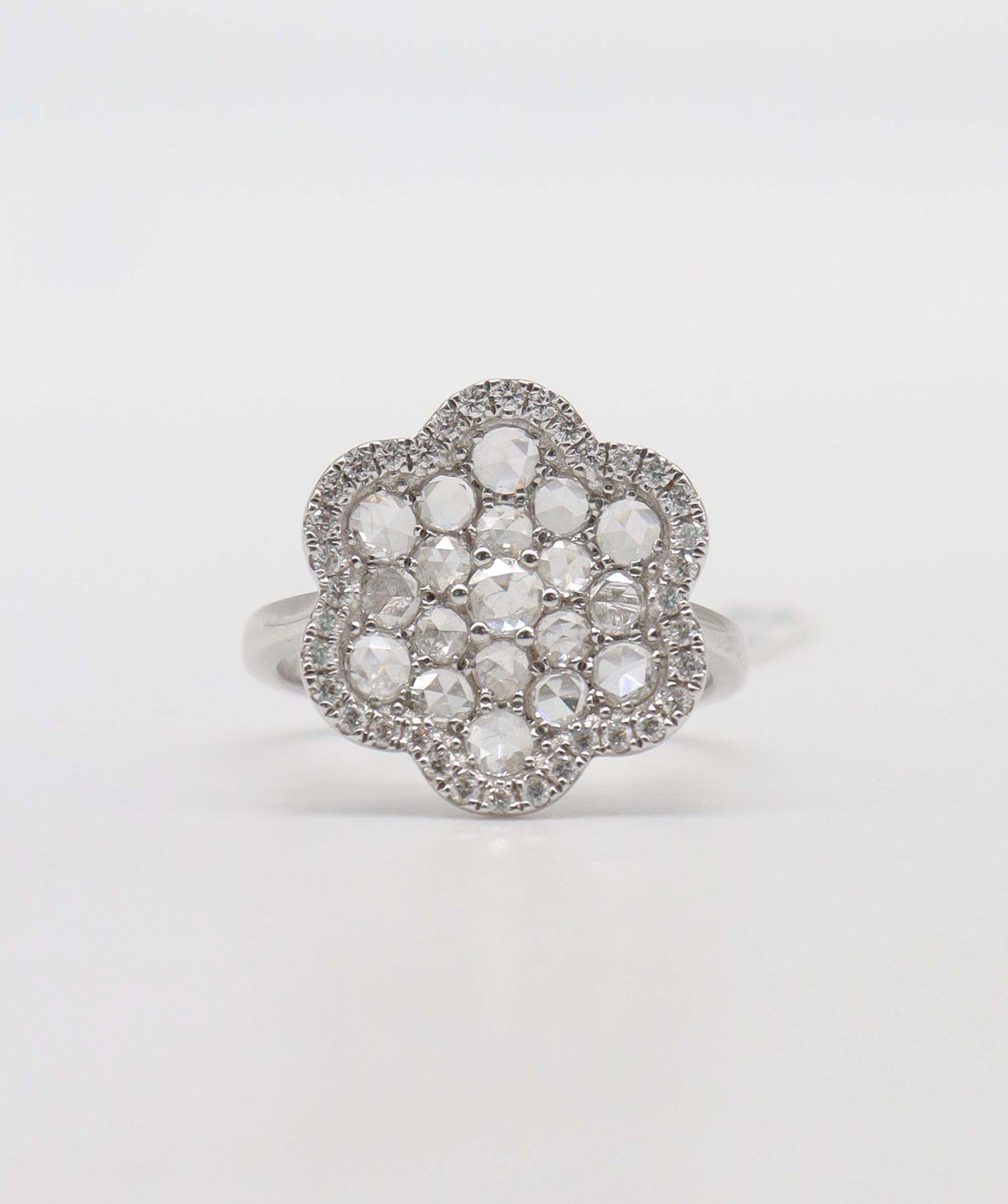 1ct EX WH ROSE CUT EX WH ROSE CUT R2126