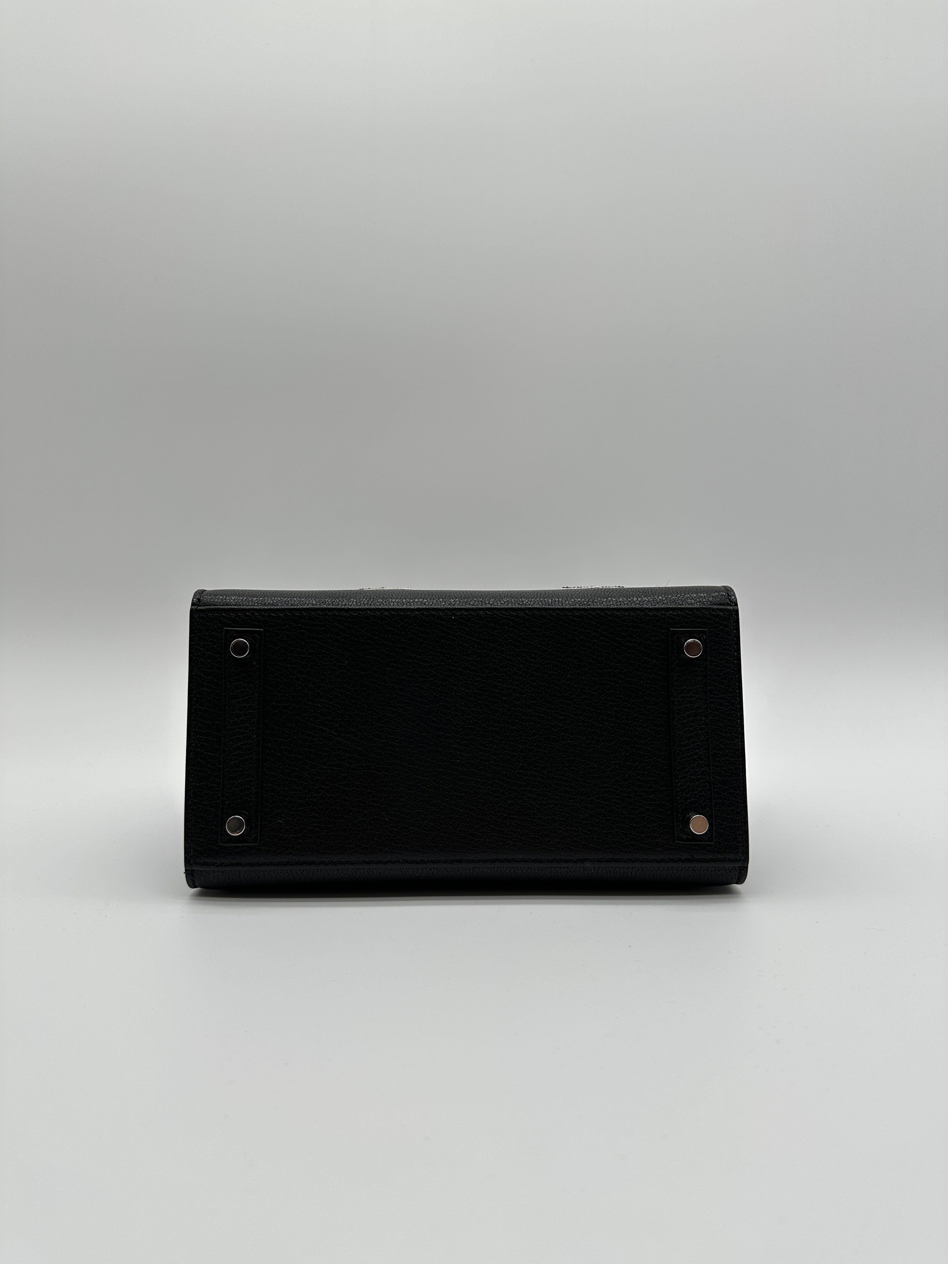 Hermès Birkin 20 Bouclerie Moderne Chevre Mysore Palladium Hardware