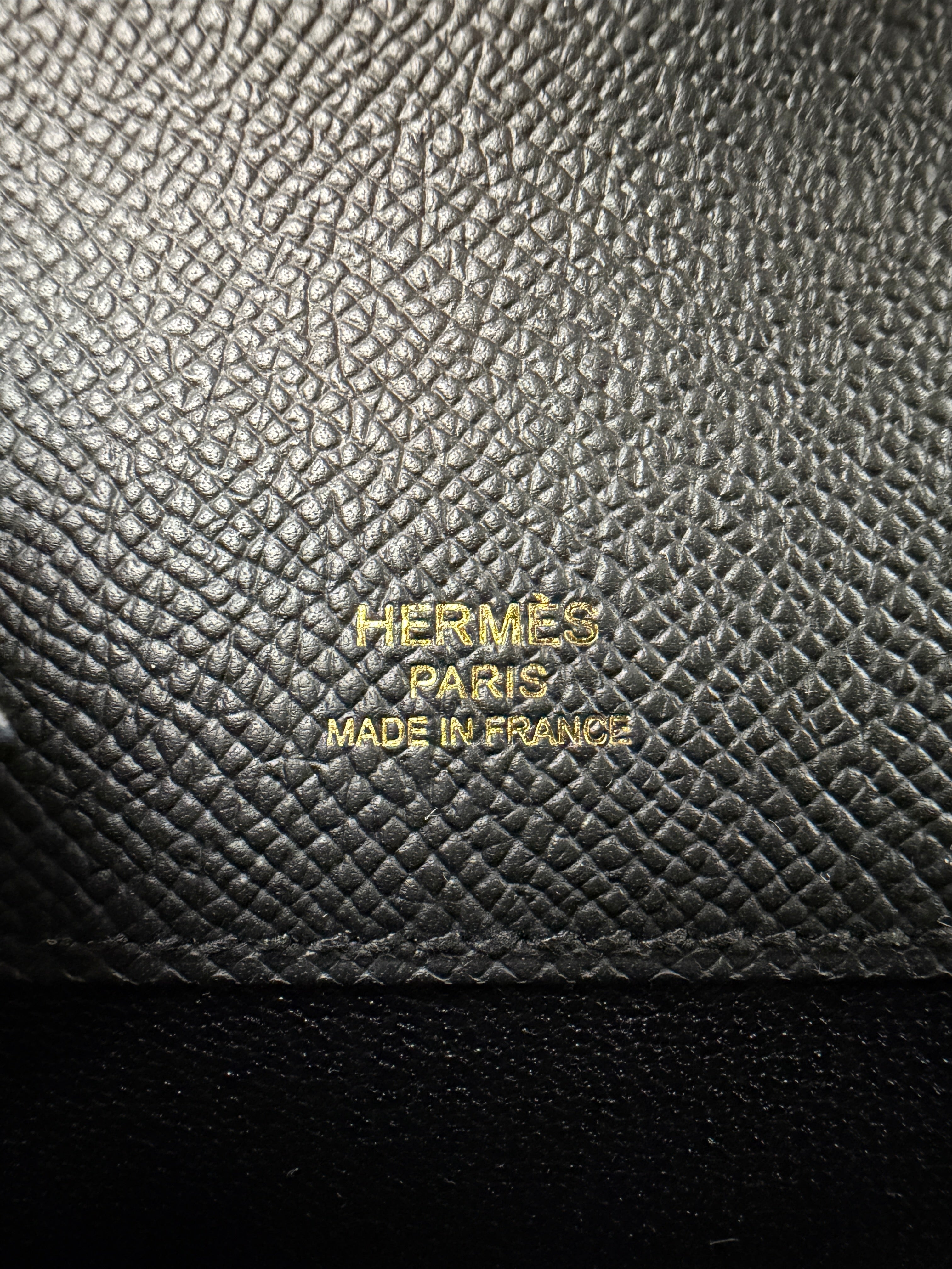 Hermès Kelly Cut Black Epsom Gold Hardware