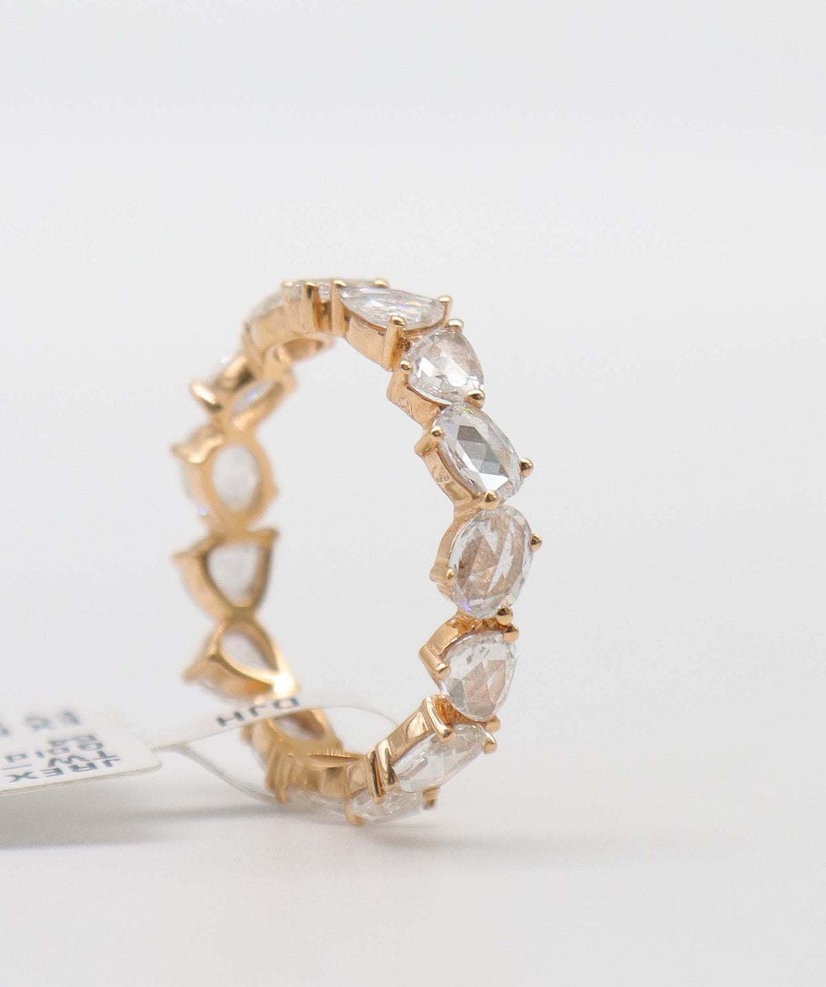 2.13ct EX WH PEAR ROSE CUT EX WH OVAL ROSE CUT R2558