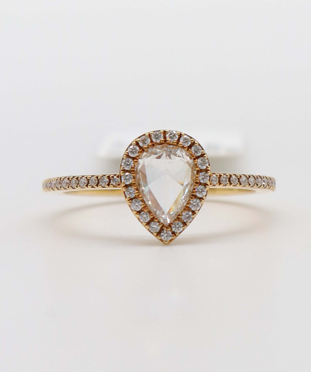 0.7ct EX WH PEAR RC WH SD R2489