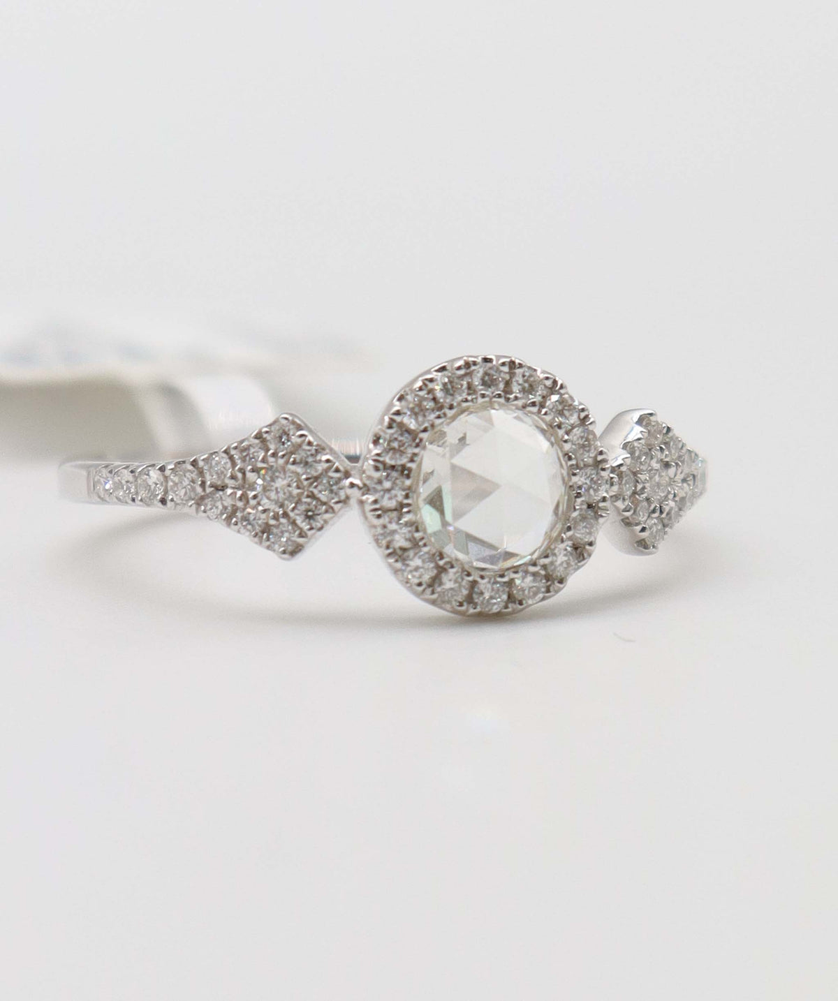 0.66ct EX WH ROSE CUT WH SD R2615