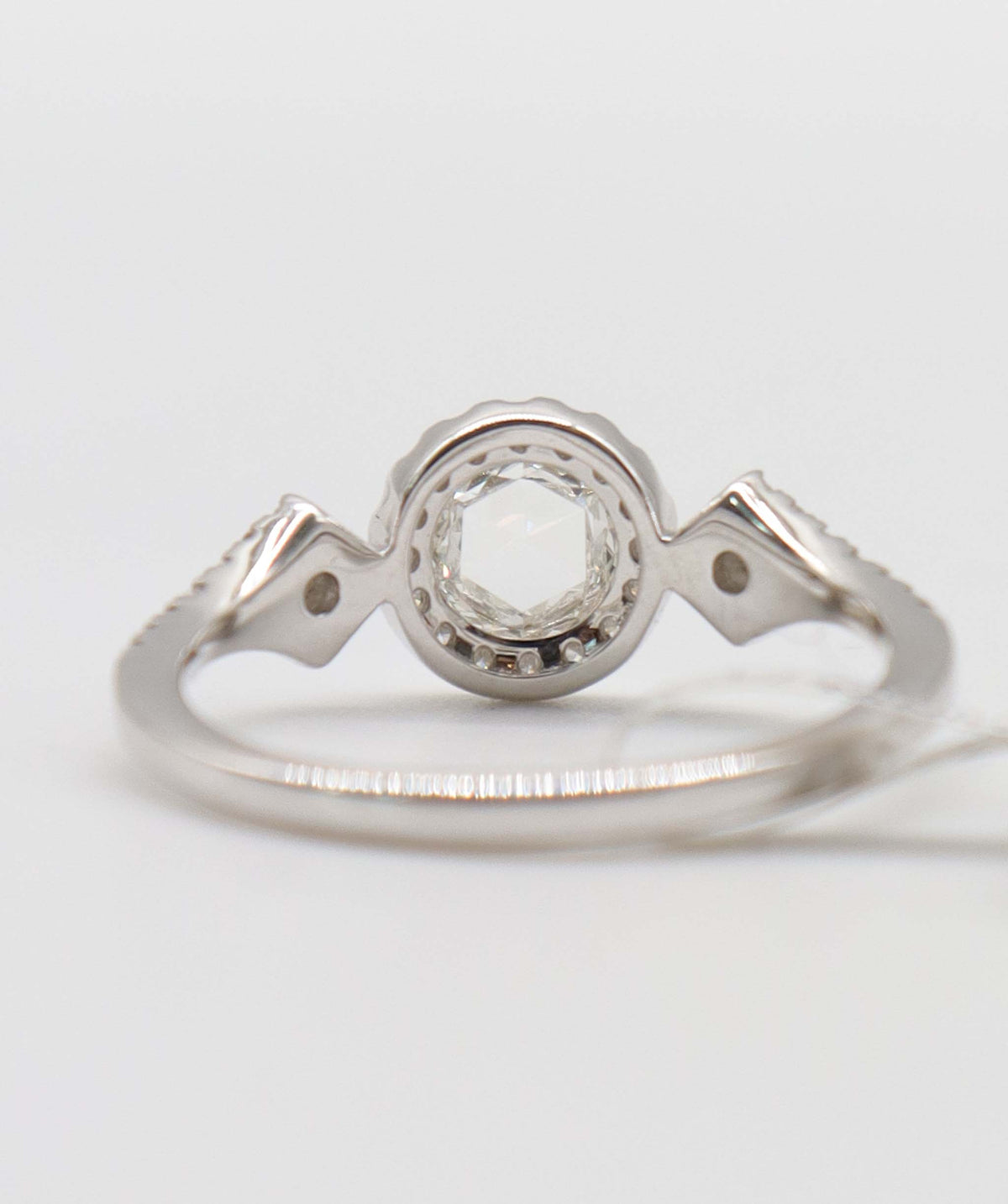 0.66ct EX WH ROSE CUT WH SD R2615