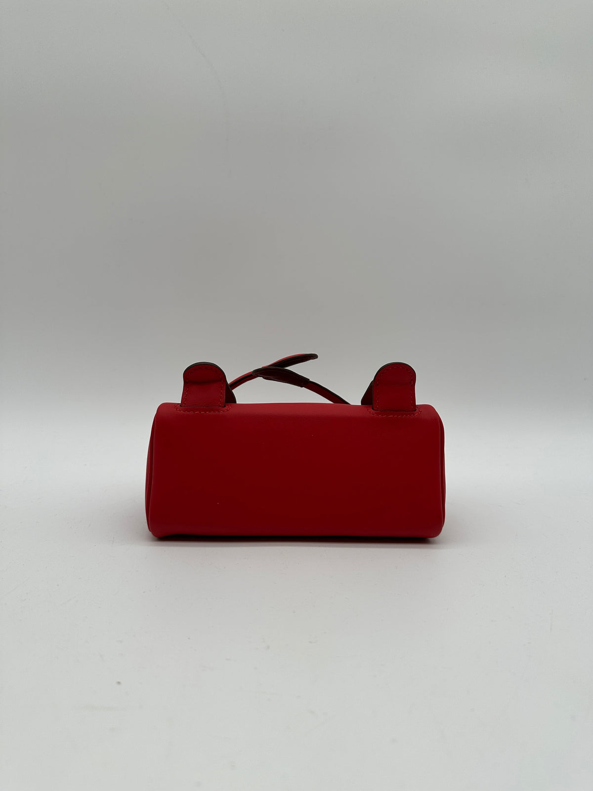 Hermès Kelly Doll Rouge Radieux Swift Palladium Hardware