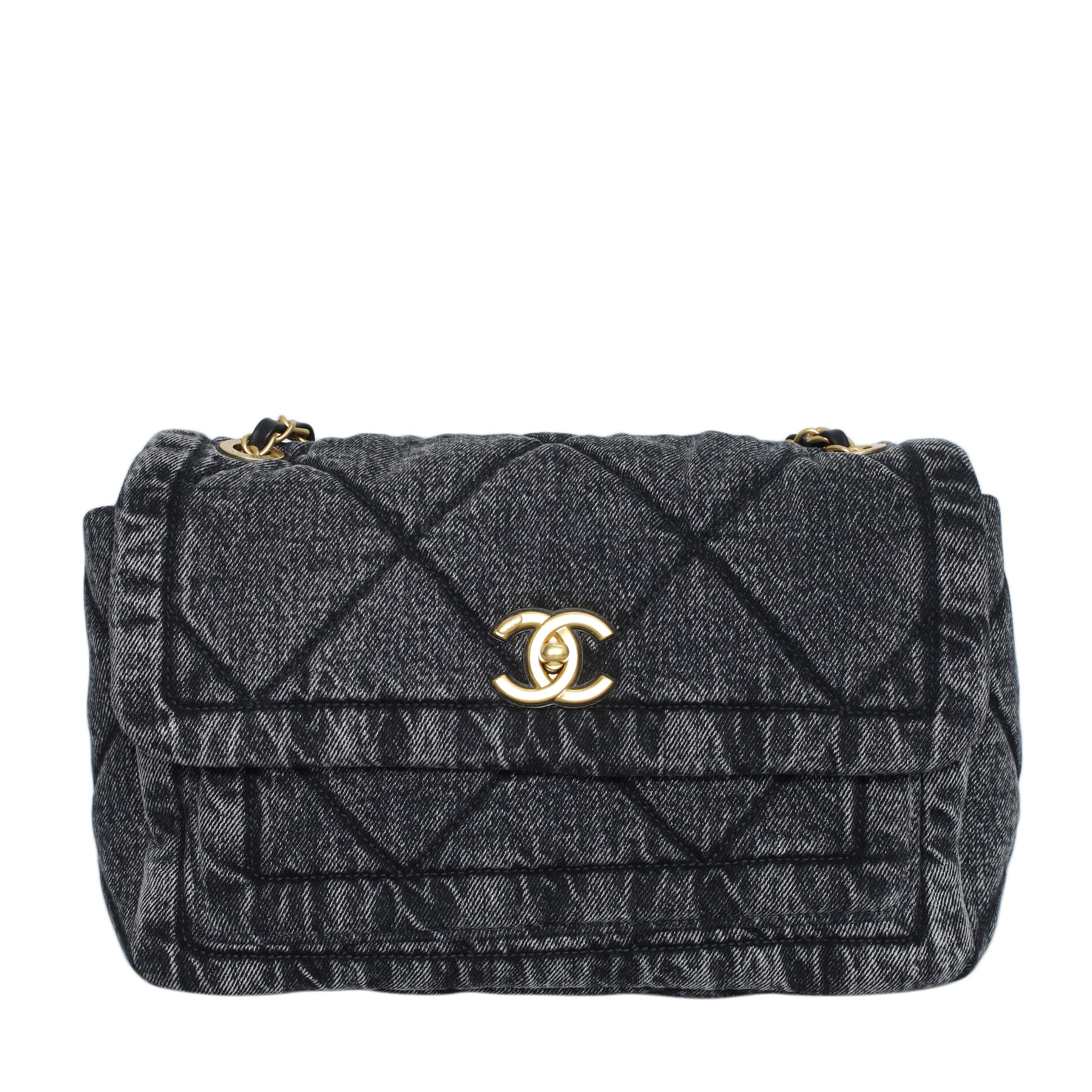Chanel 25K Washed Denim Flap Bag CHA11808B