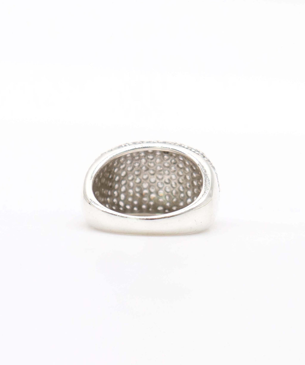Silver Diamond Ring 2 carats DXBS6873