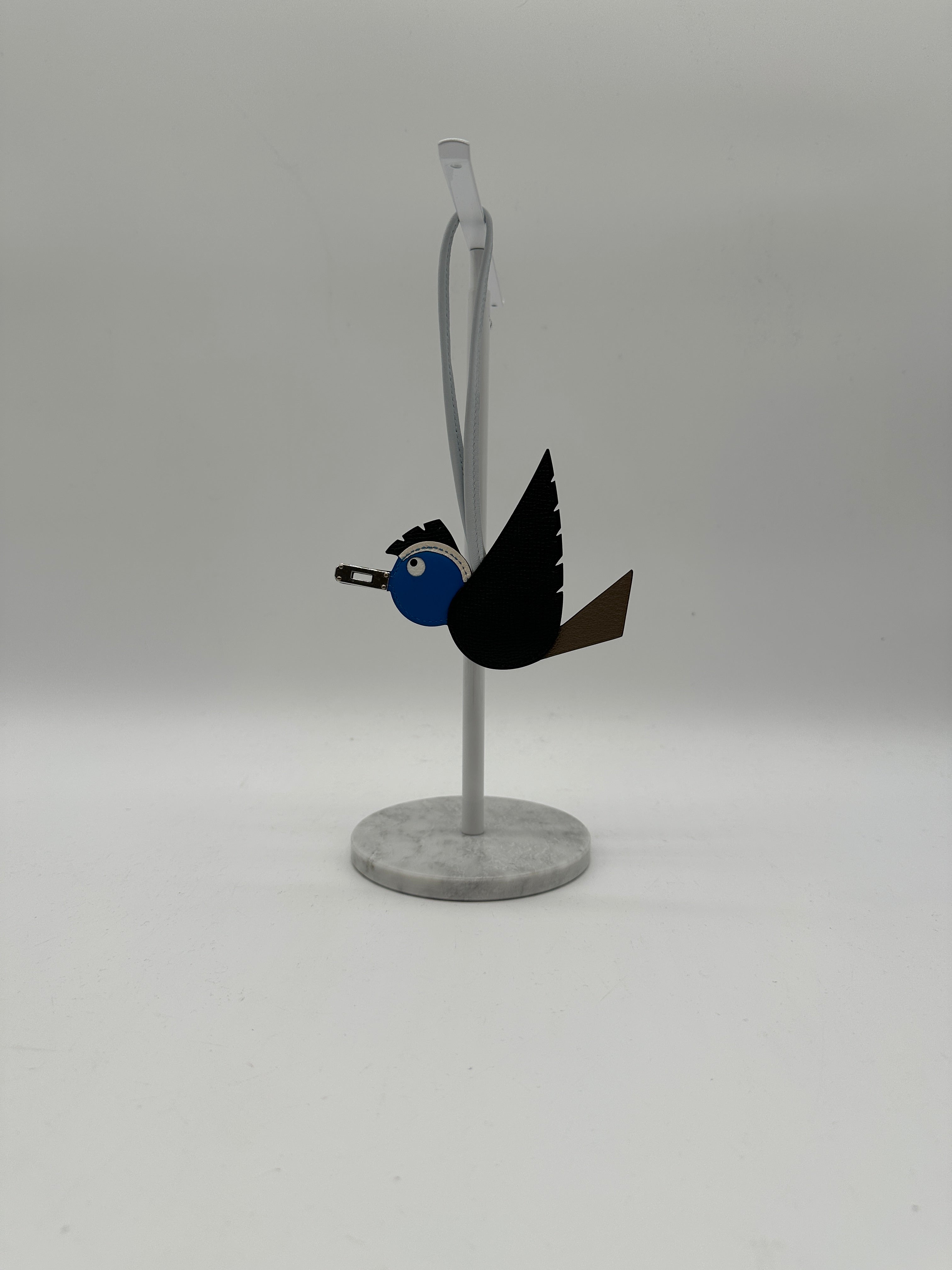 Hermès Birdy Charm noir - étoupe - bleu hydra - nata - noir - bleu brume