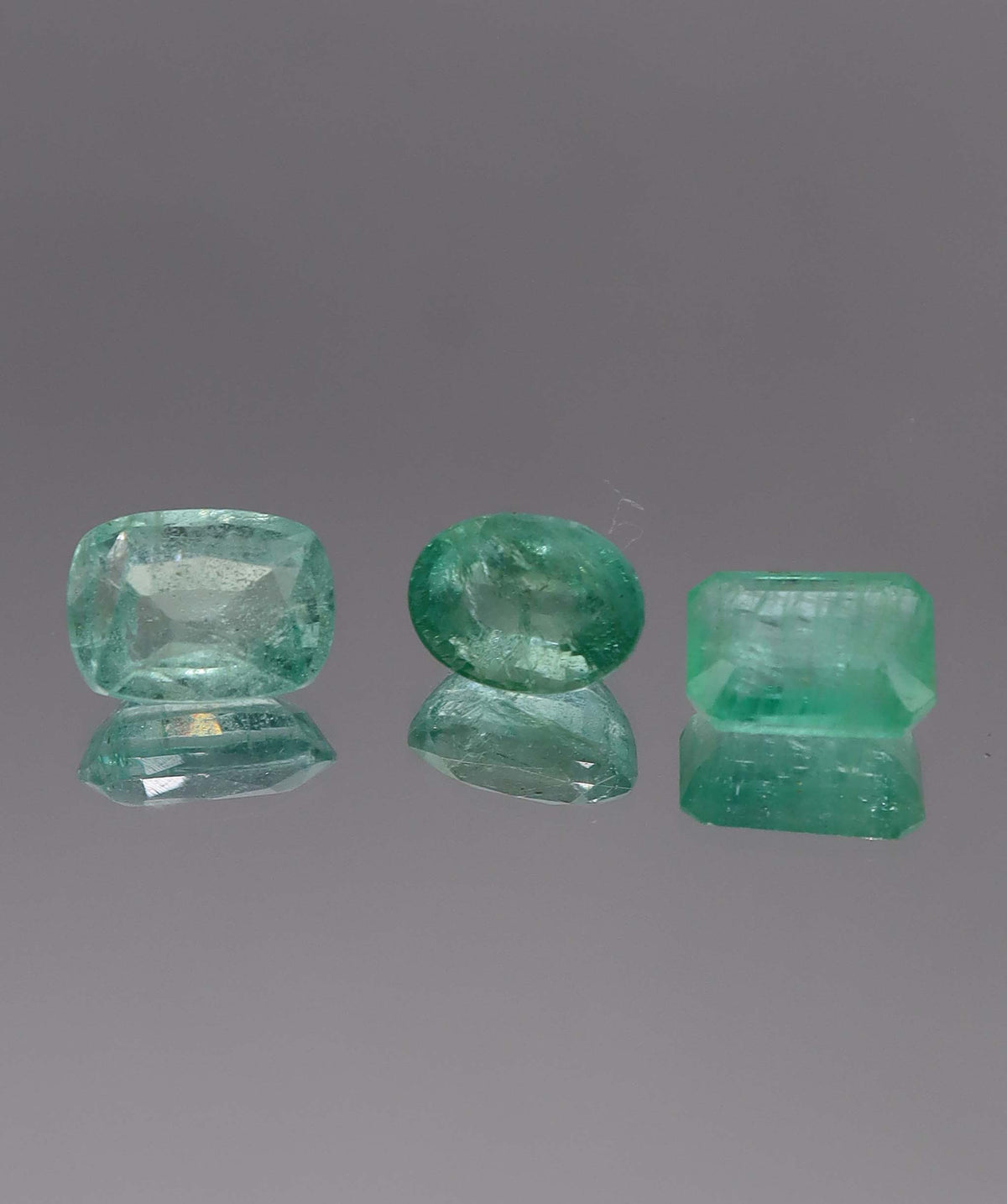 3crt - 3.99crt Panjshir Valley Emeralds LOT No. NDNDX001-3