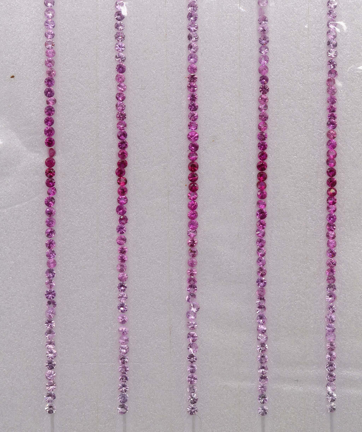 Pink Sapphire & Ruby 1.80 Round Line DXBS6835