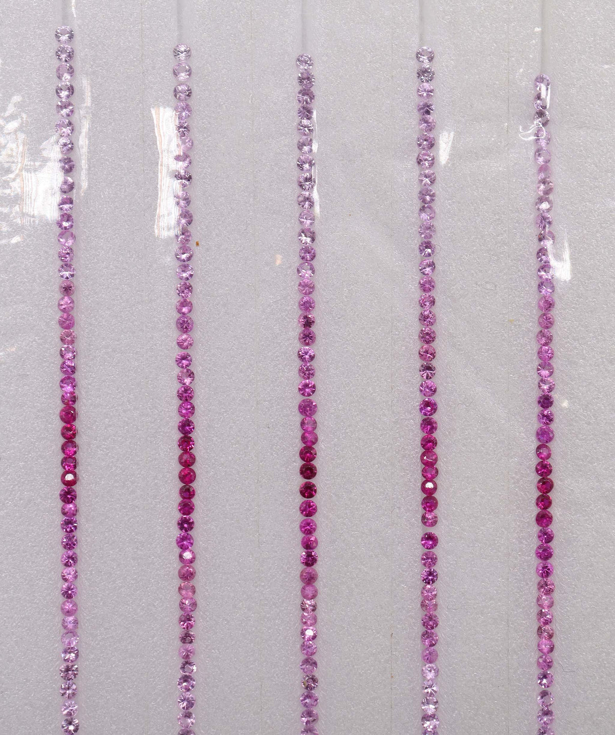 Pink Sapphire & Ruby 1.80 Round Line DXBS6835