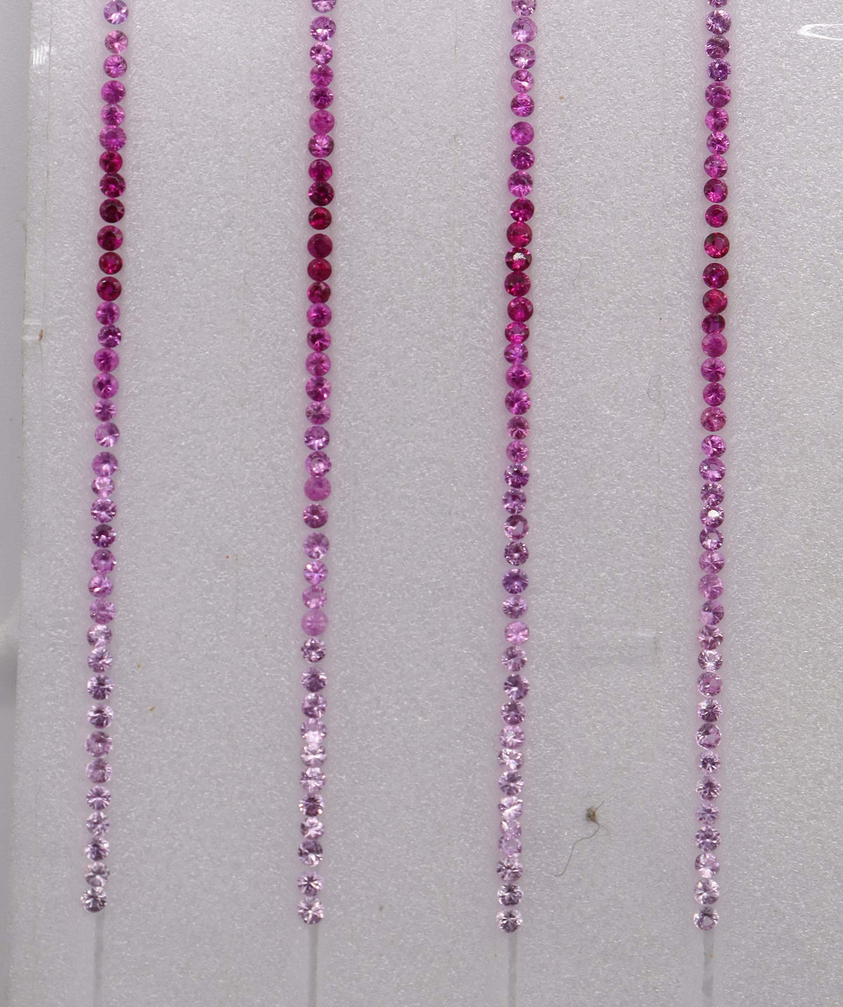 Pink Sapphire & Ruby 1.50 Round Line DXBS6834