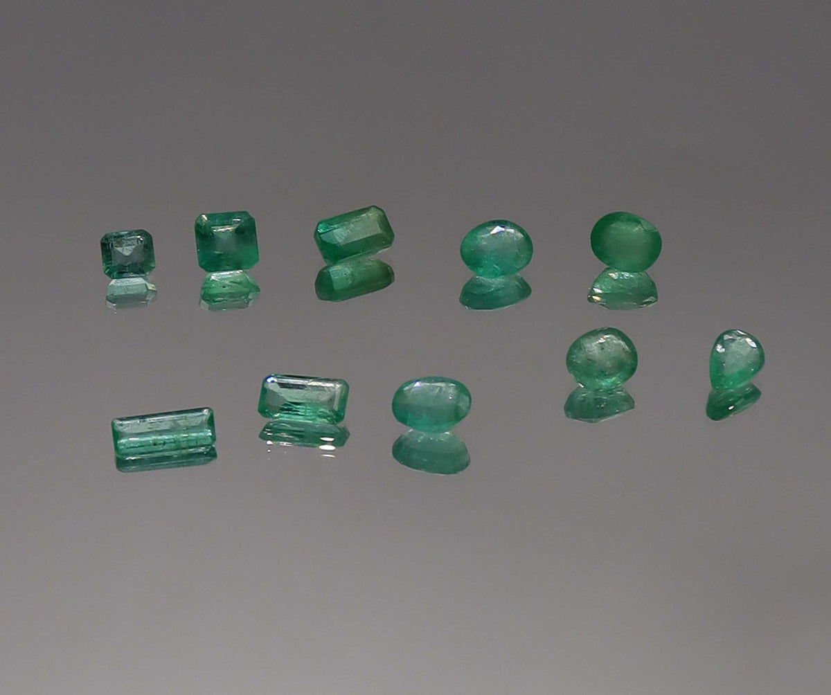 1crt - 1.99crt Panjshir Valley Emeralds LOT No. NDNDX002-2