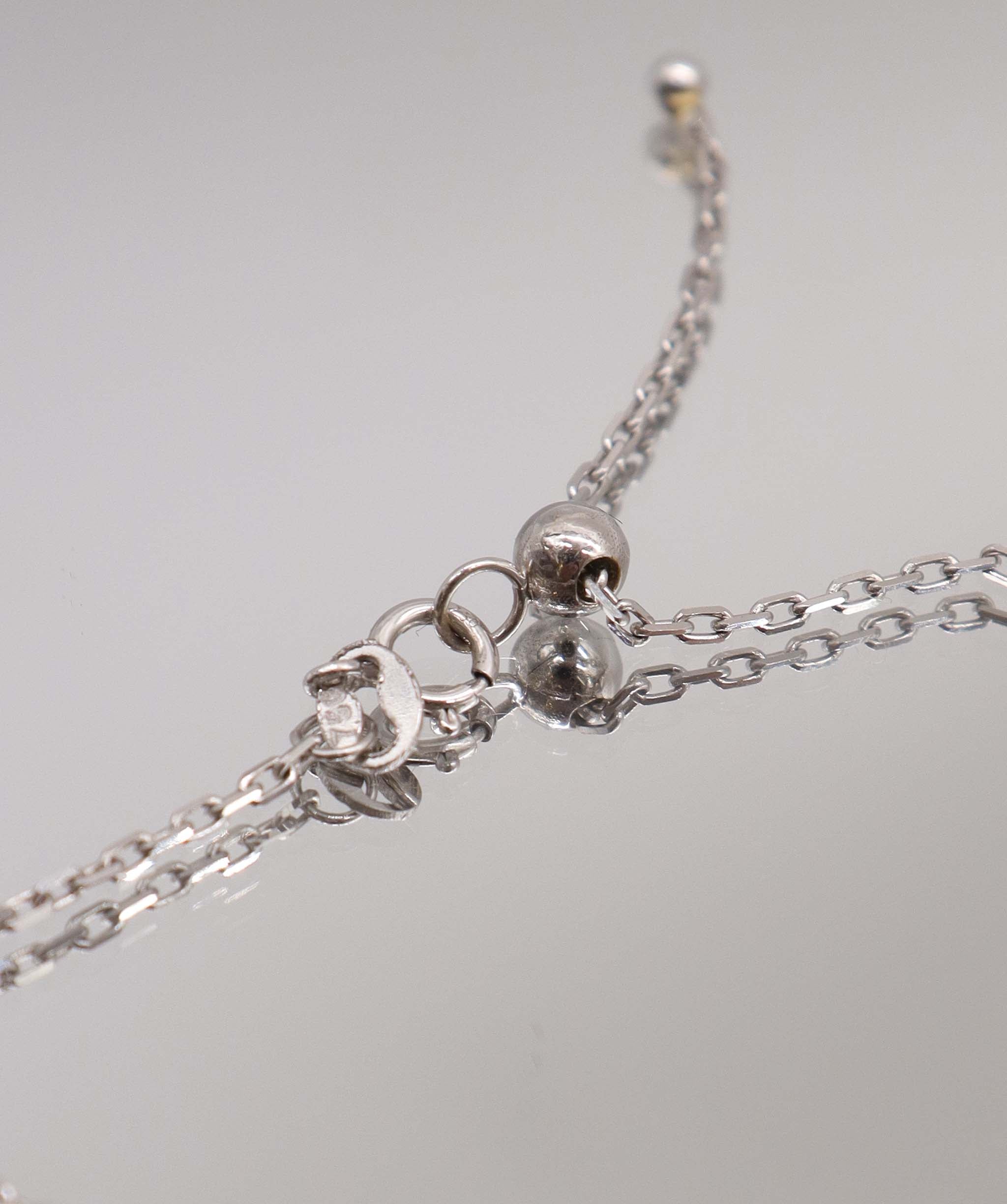 Rhodolite & Diamond Lariat Sautoir RDL0121K