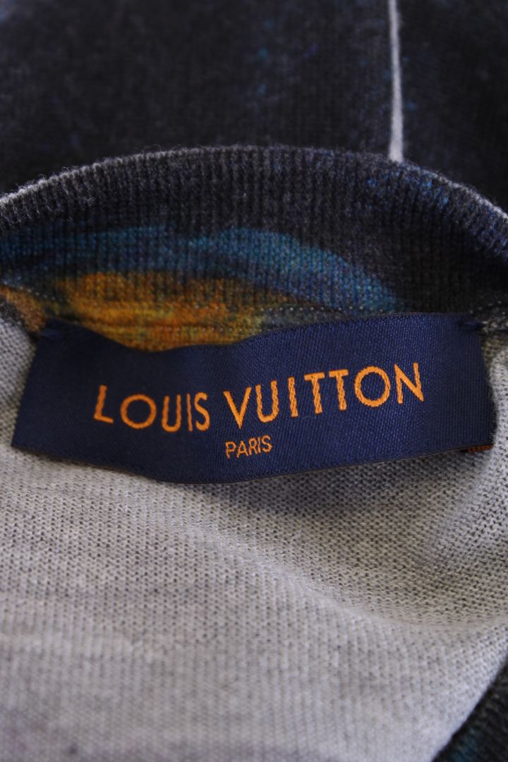Louis Vuitton Space Print Jumper Multicoloured XS