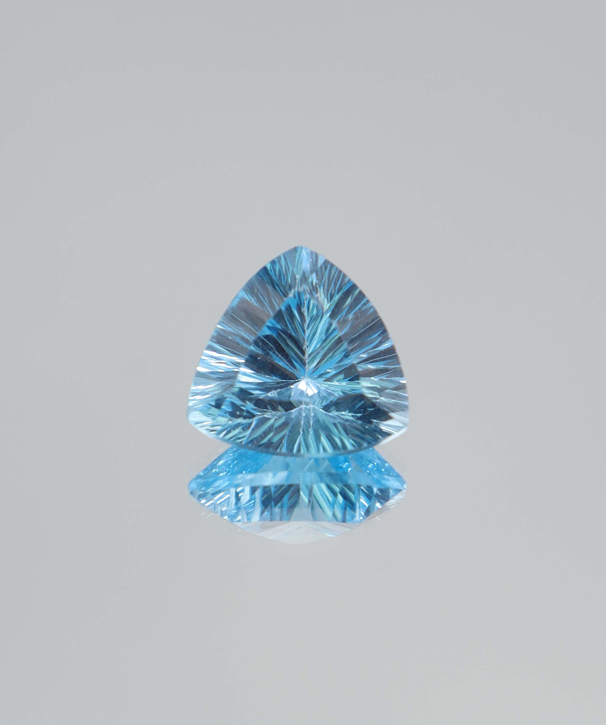 12.20ct Blue Topaz Fantasy Trillion DXBCS5107