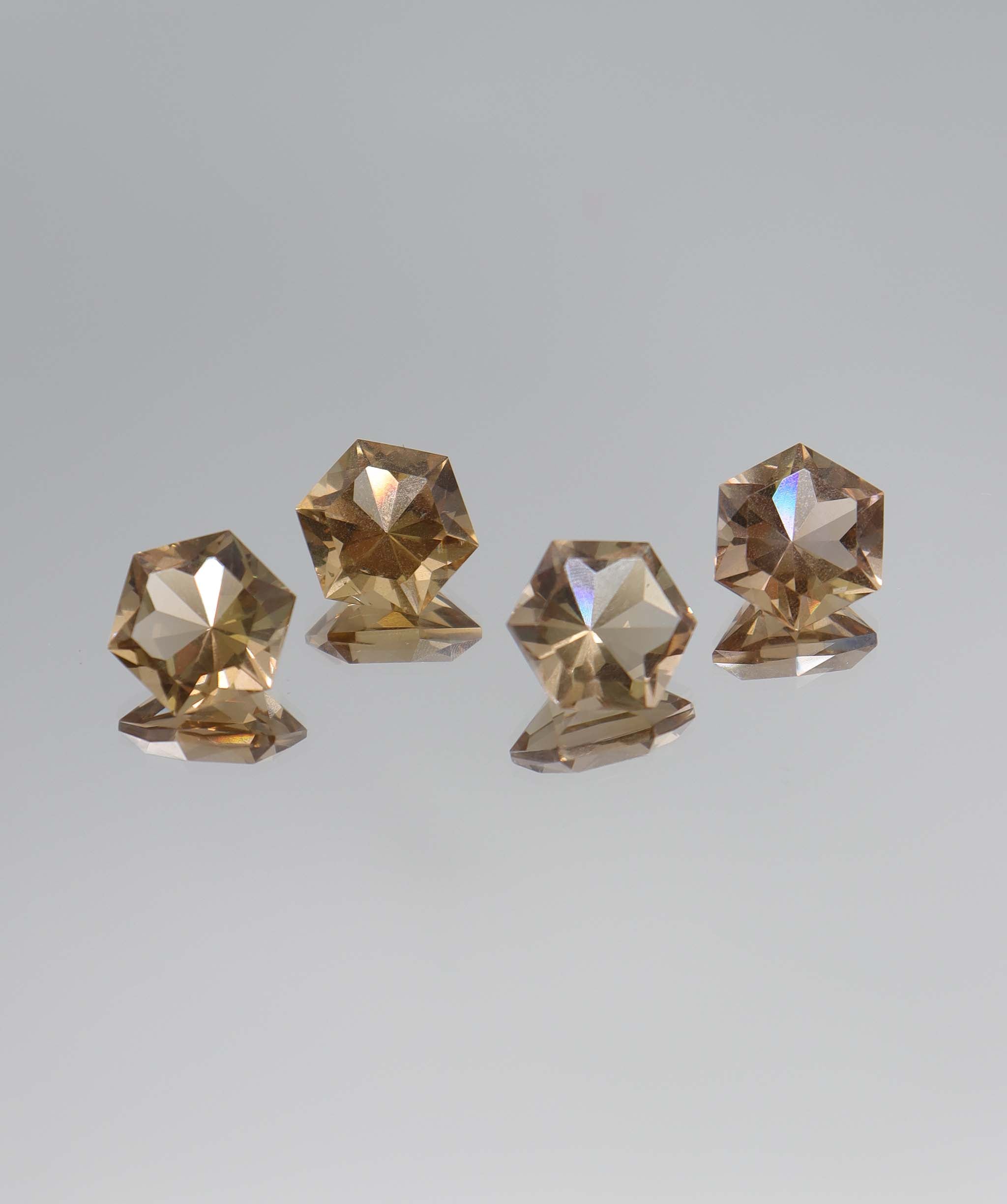 6.70ct Honey Quartz Hexagon DXBCS5122