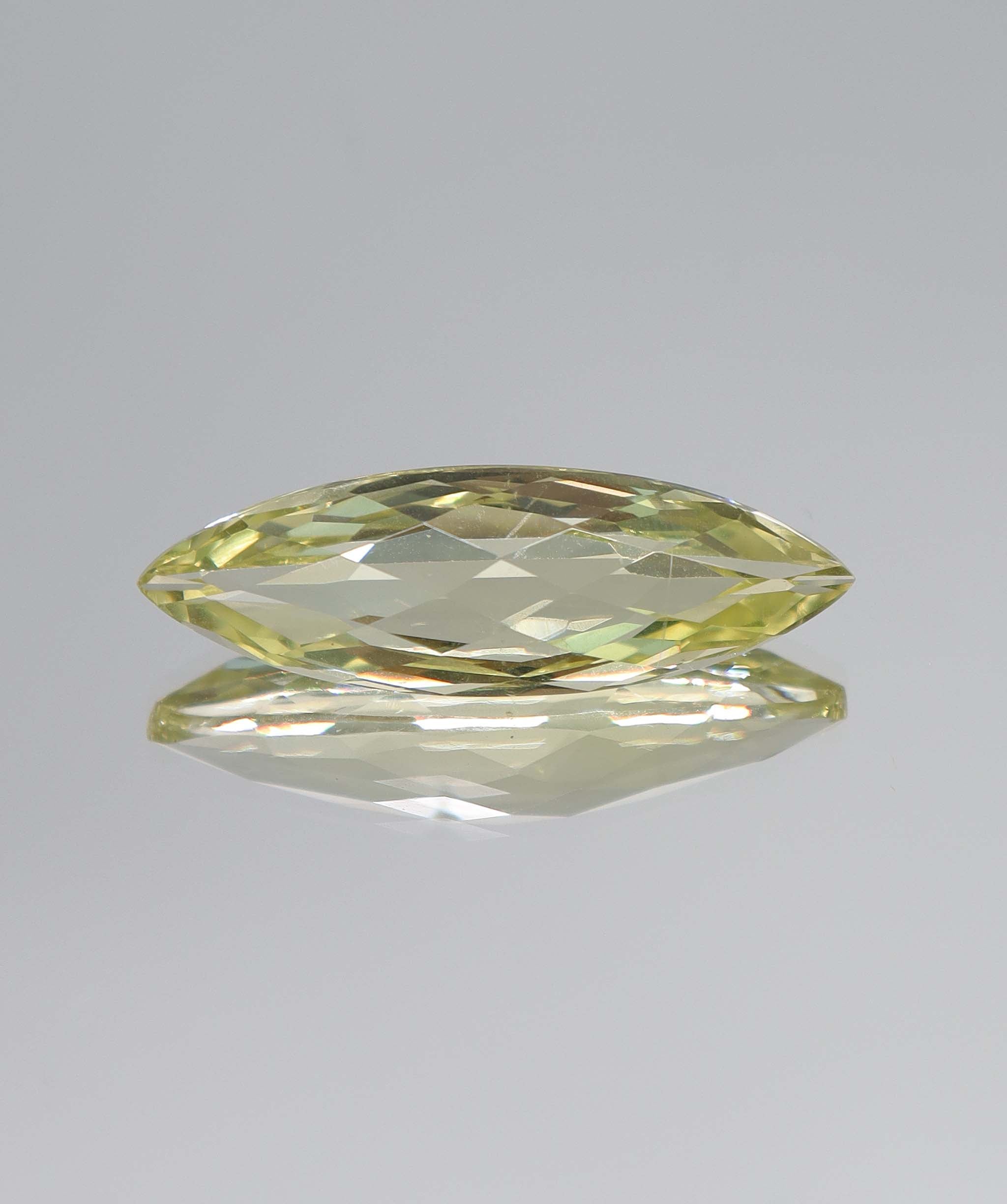 13.55ct Fantasy Marquise Briolette Lemon Amethyst DXBCS5109