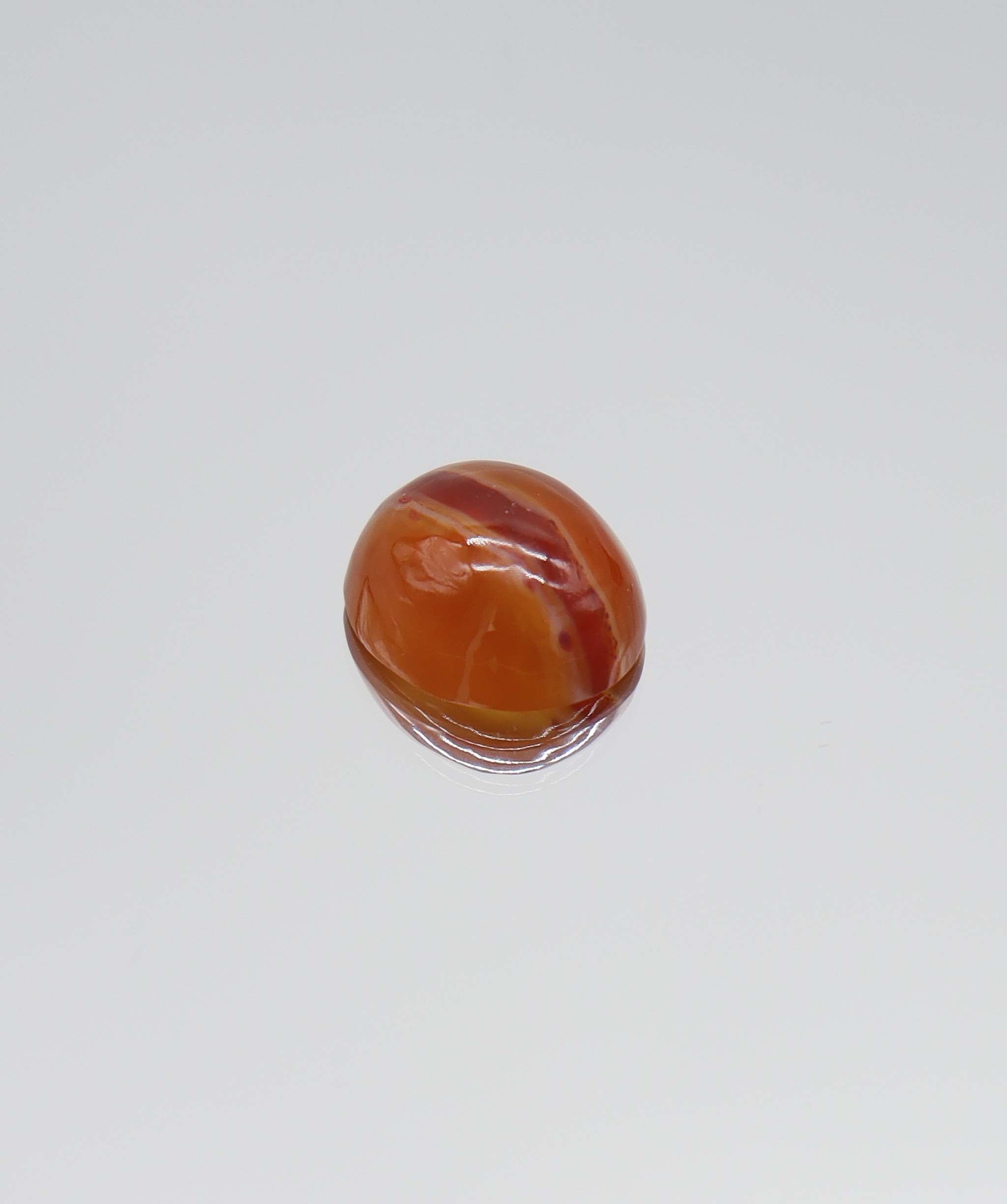 5.57ct Agate Cabochon with laboratory certification DXBCS5775