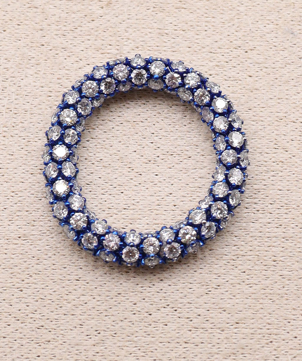 4.49ct Diamond Rope Ring SPG018