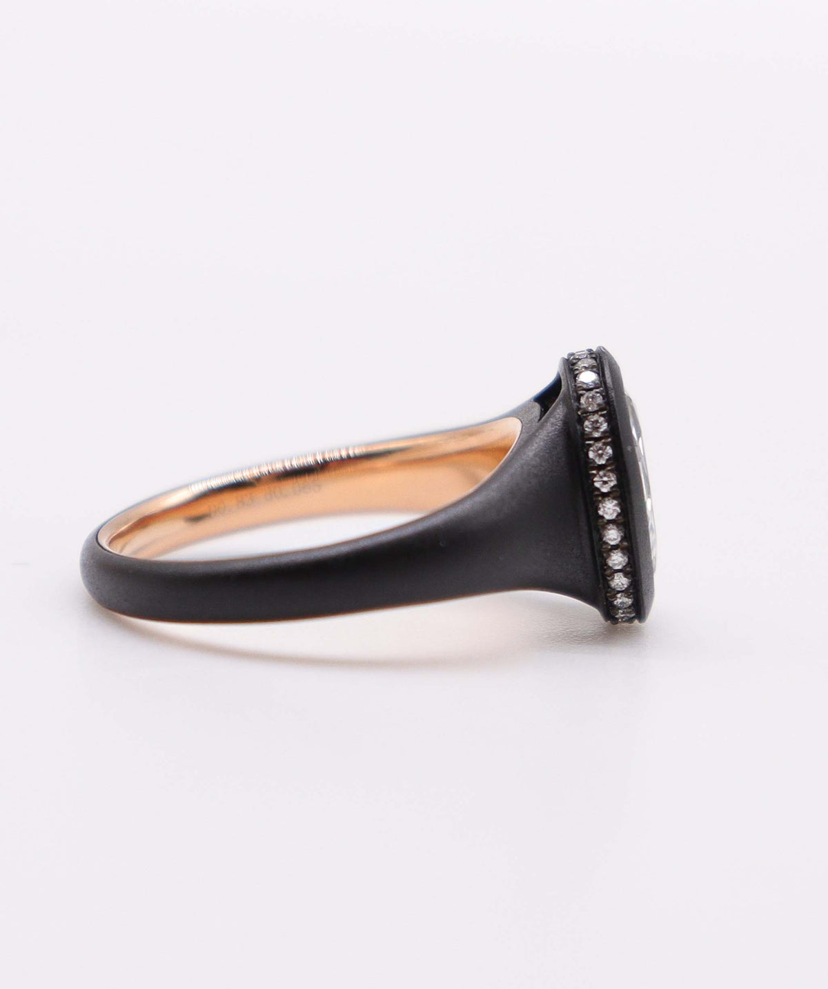 1.2ct Black Titanium Ring SPG023