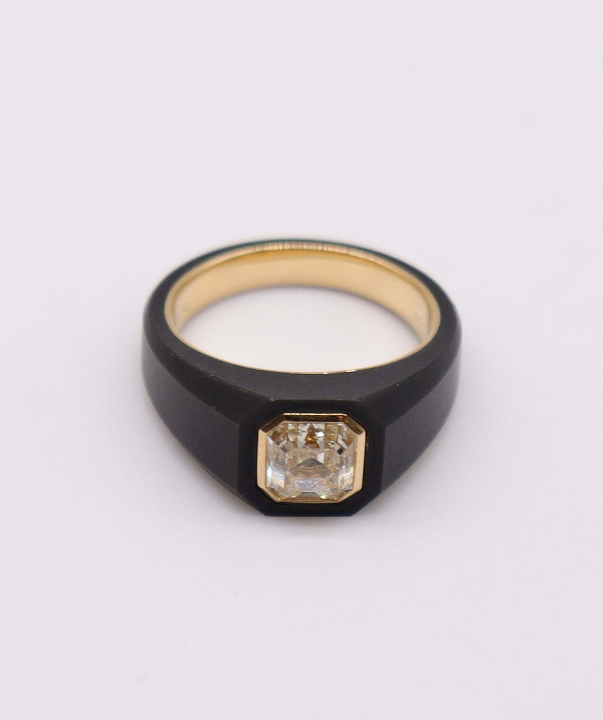 1.01ct Black Titanium Ring SPG022
