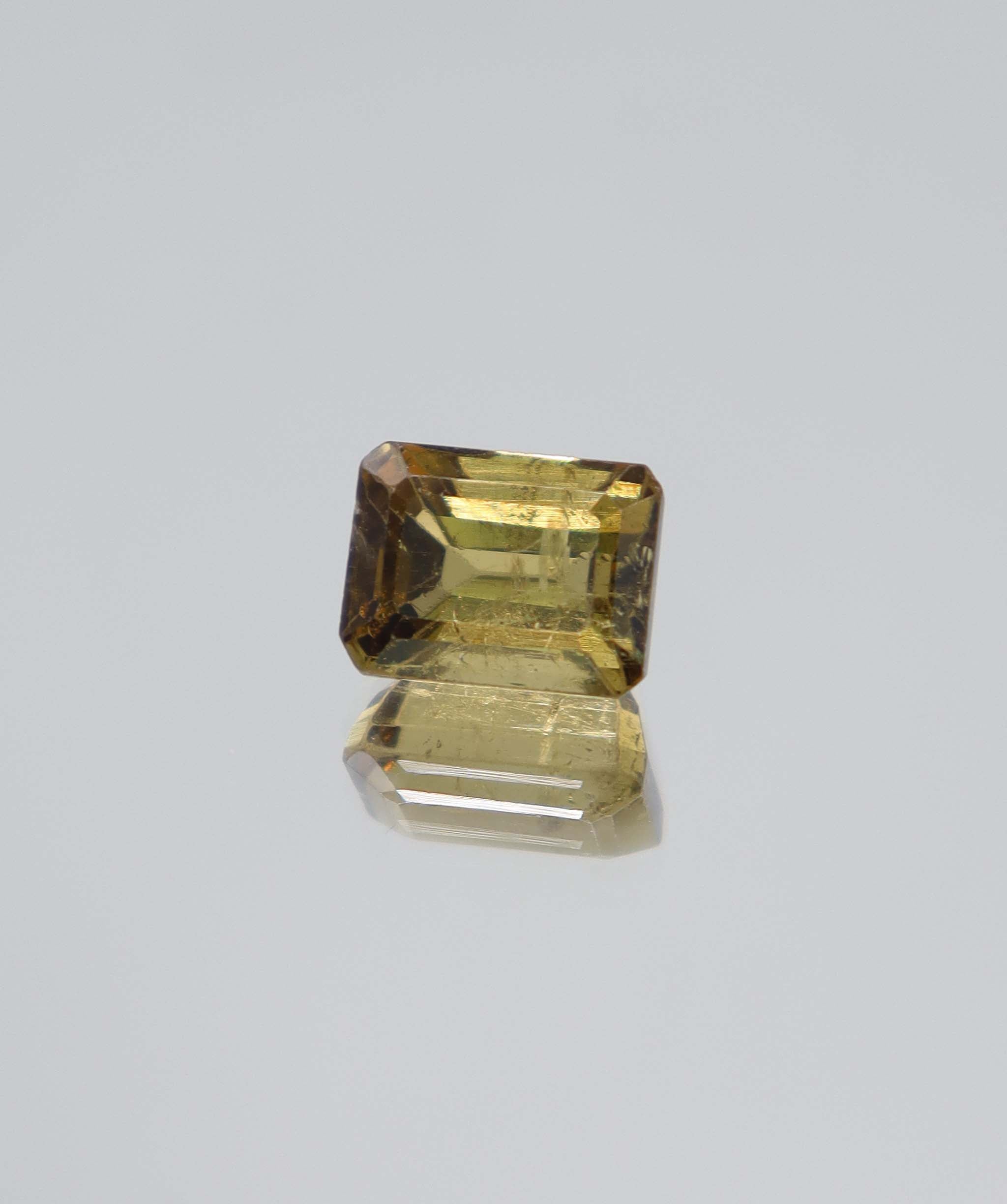 3.71ct Olive Tourmaline Emerald DXBCS5275