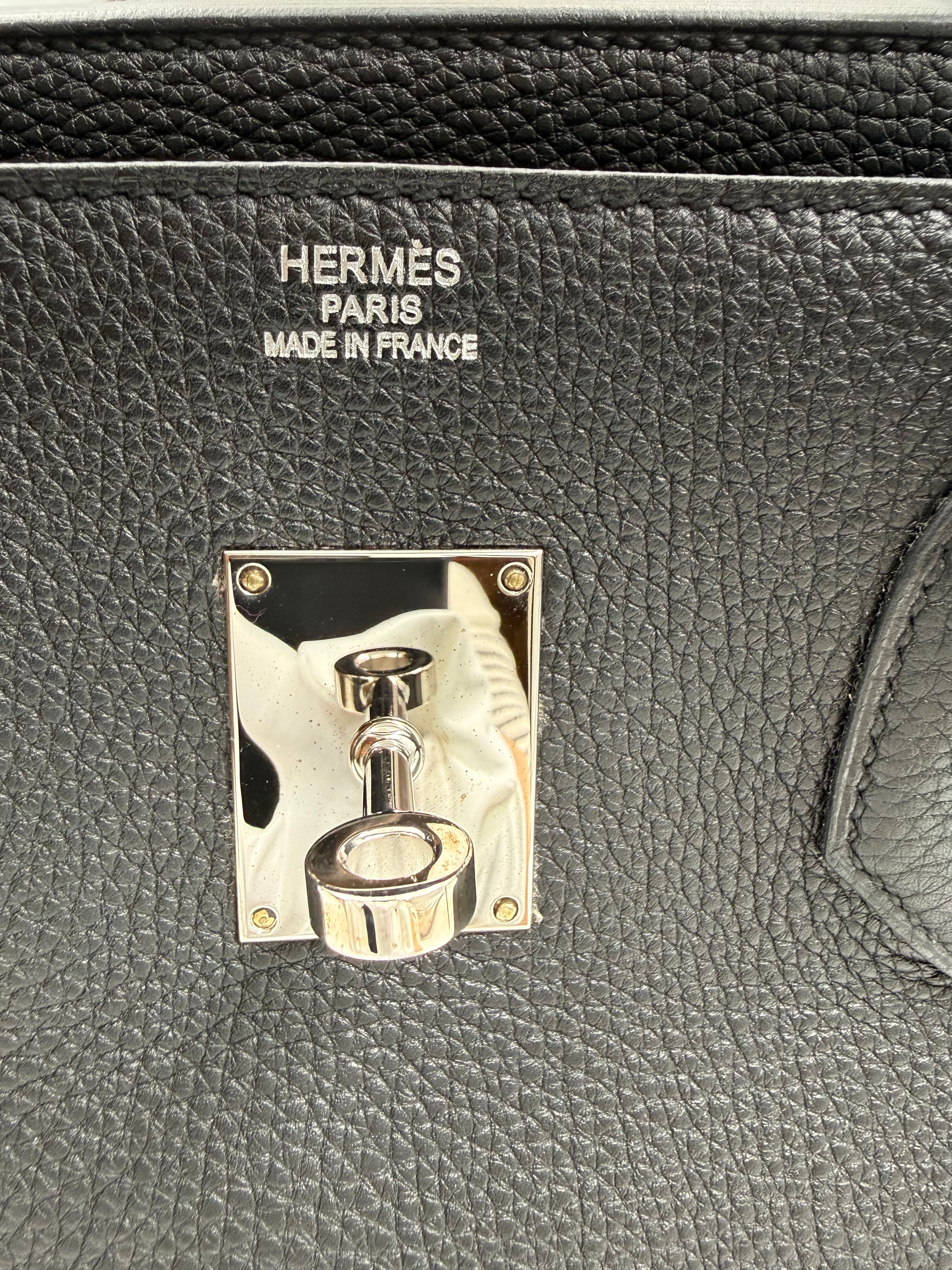 *LONDON LOCATED* PRELOVED HERMÈS JPG SHOULDER BIRKIN BLACK Togo Leather with Palladium Hardware