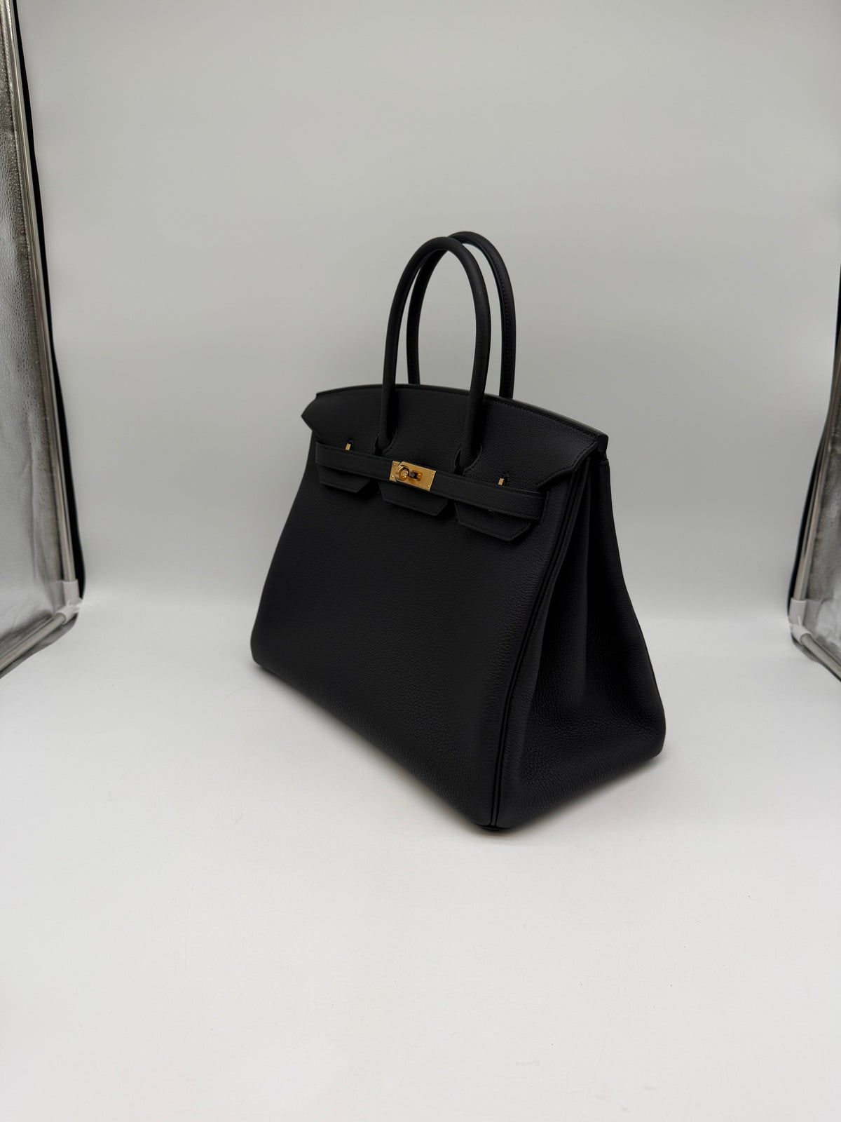 Hermès Birkin 35 Black Togo Gold Hardware