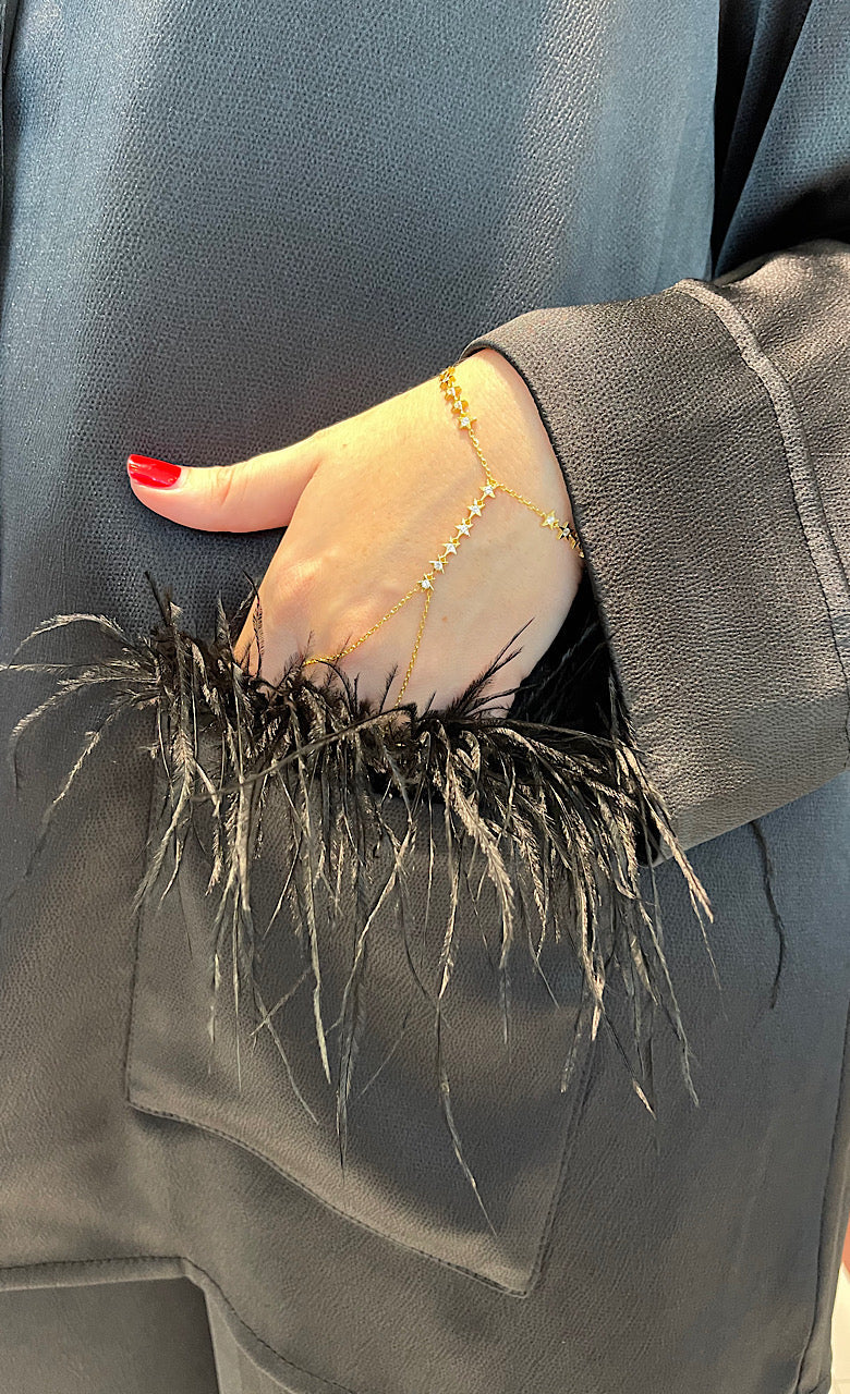 SATIN SET زوج (BLAZER & PANTS قميص وبنطلون) “KAMELIA”