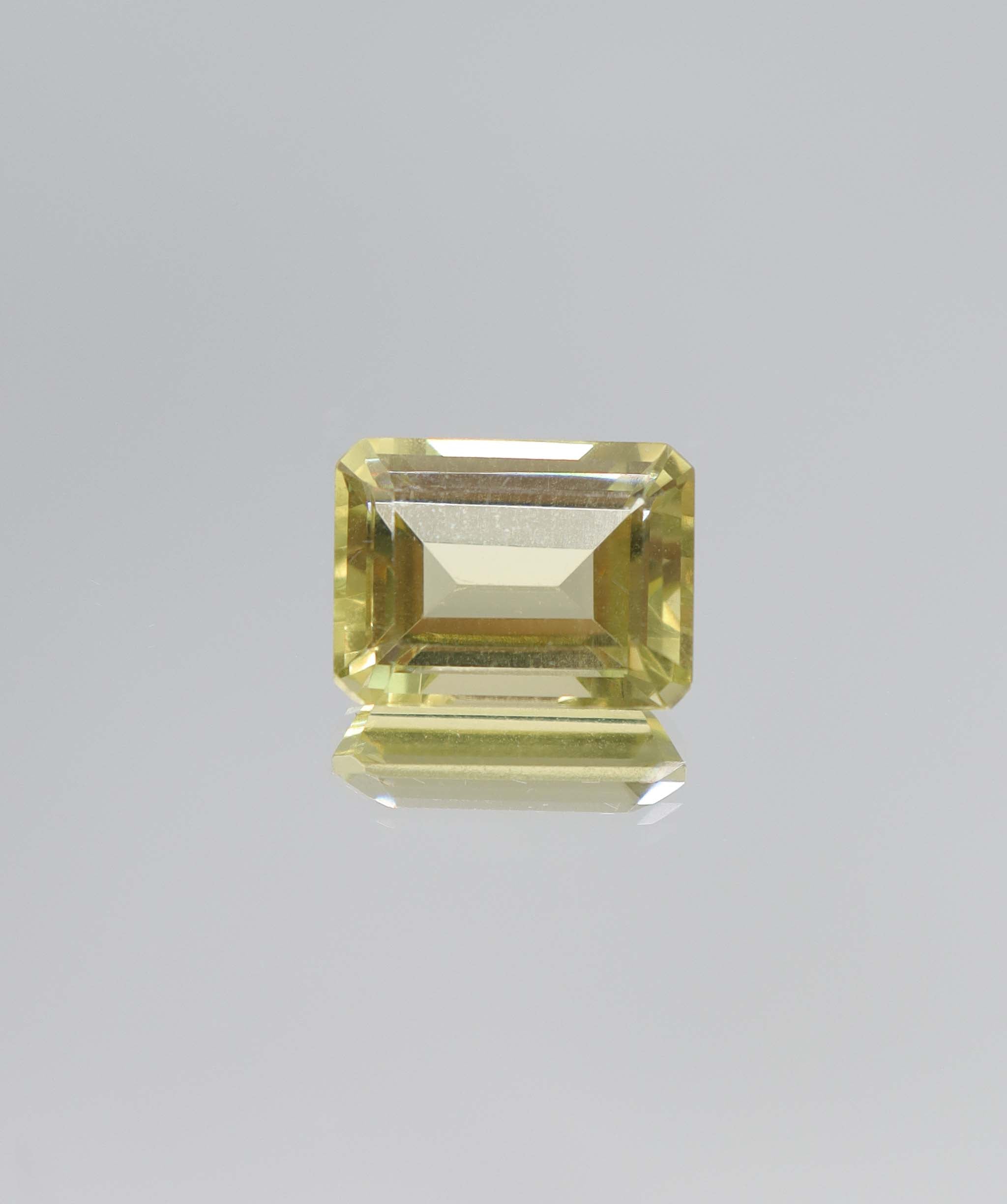 11.36ct Lemon Amethyst emerald cut DXBCS5826