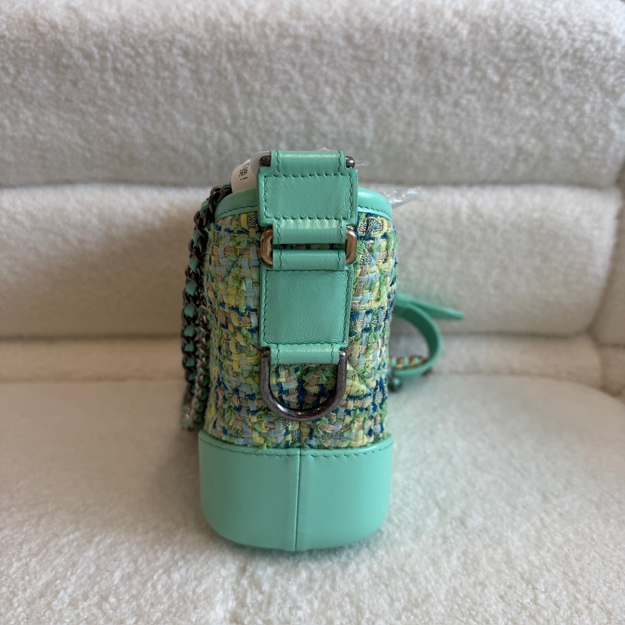 Chanel Gabrielle Tweed Mint Green bag