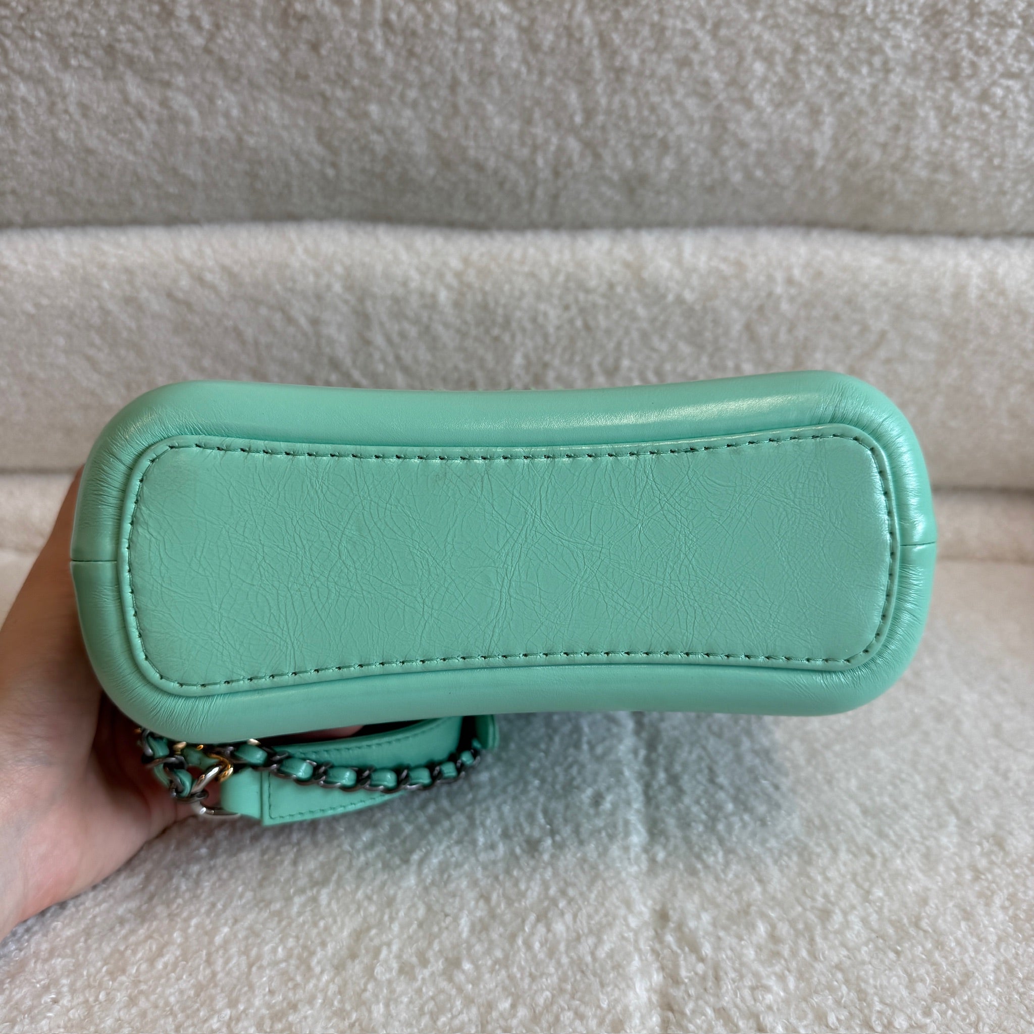Chanel Gabrielle Tweed Mint Green bag