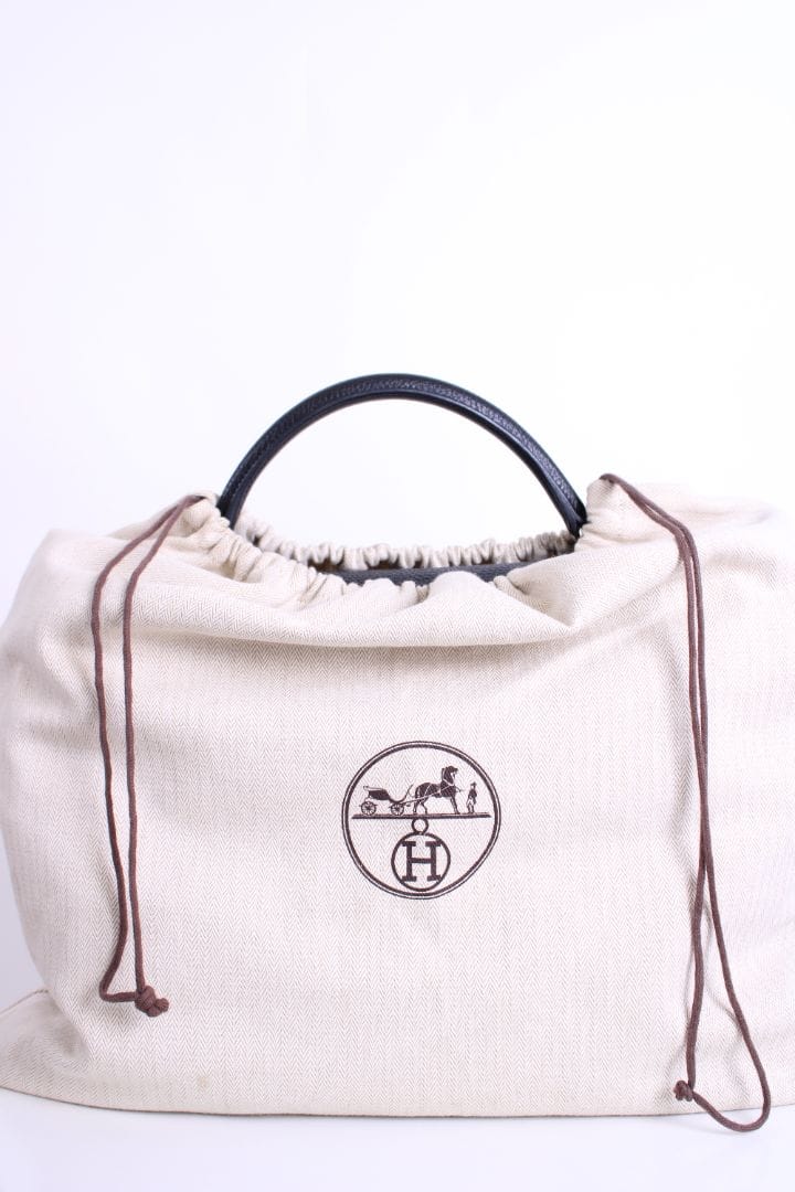 Hermes Hermes Kelly 40 Retourne Togo Leather Black