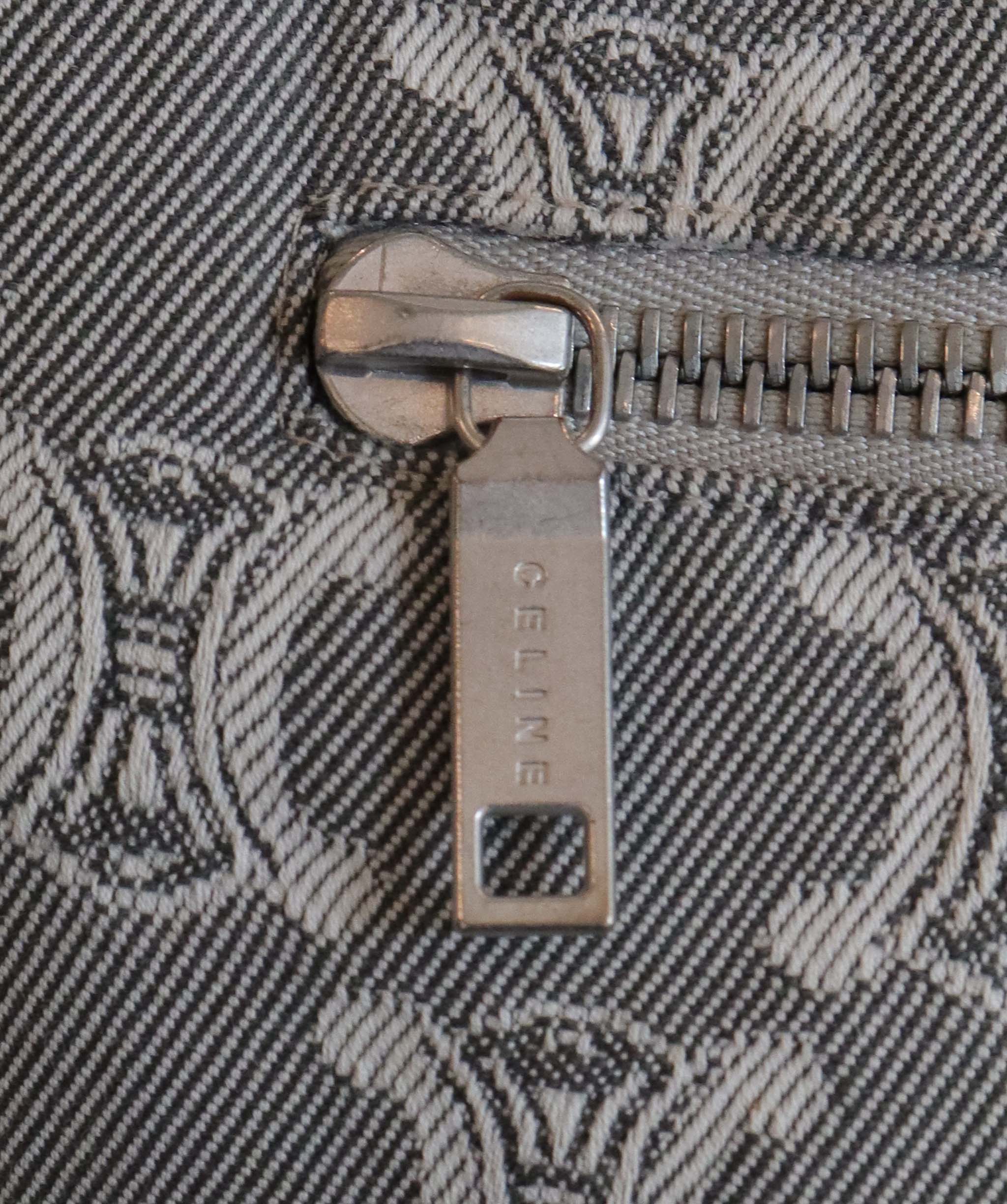 Celine Macadam Denim Jacket Gray Hoodie DXBK0154