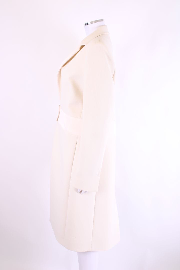 Amanda Wakeley Amanda Wakeley Tailored Crombie coat White M